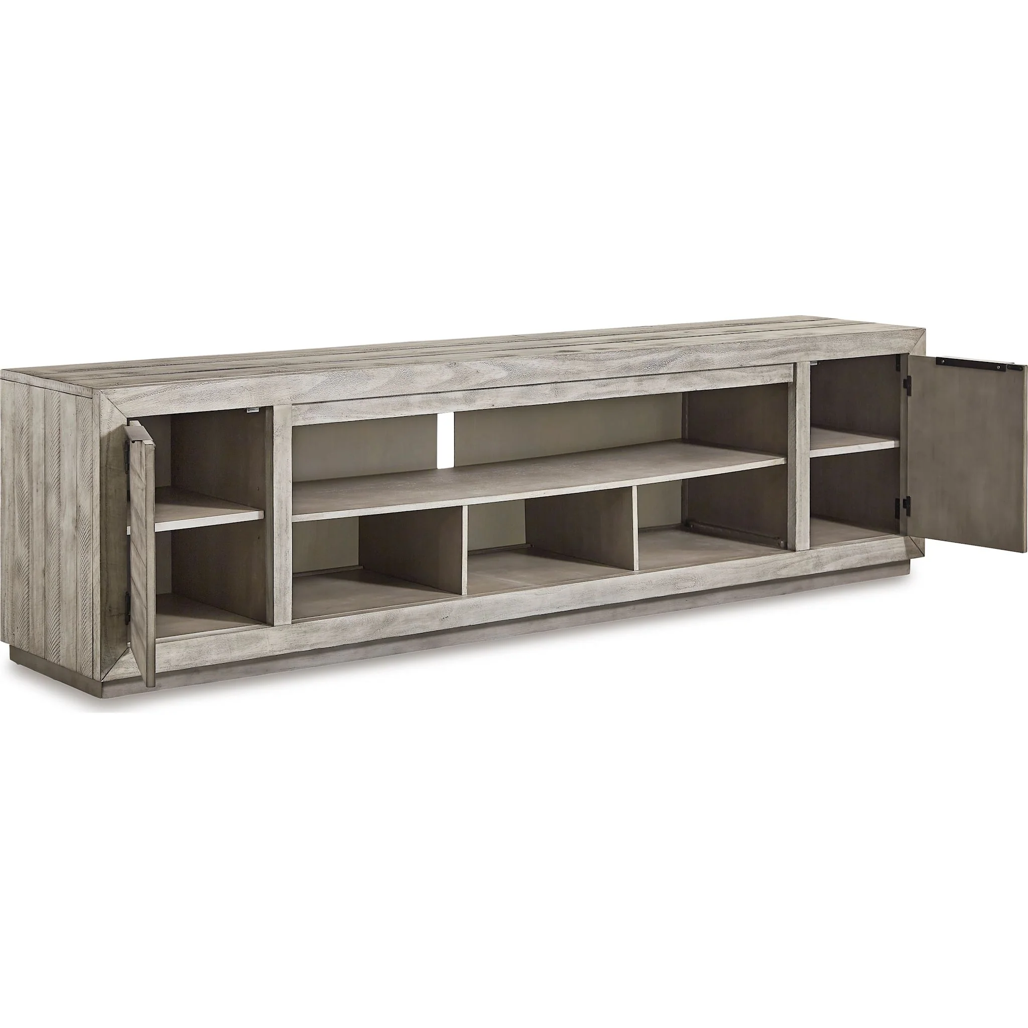 Naydell TV Stand - Gray - Image 4