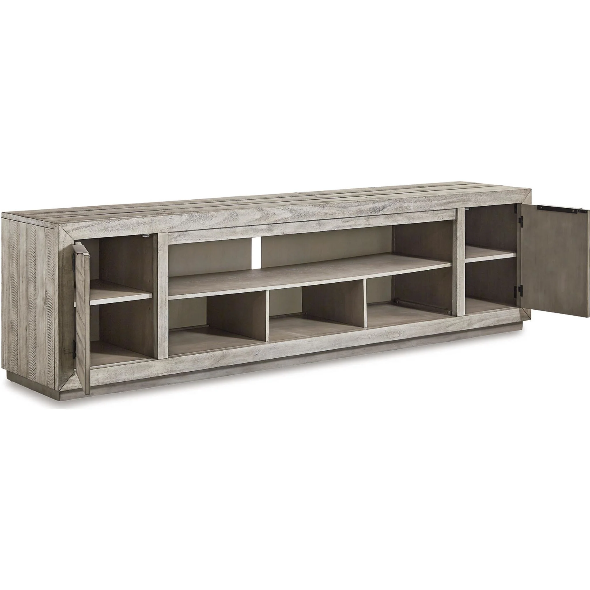 Naydell TV Stand - Gray - Image 7