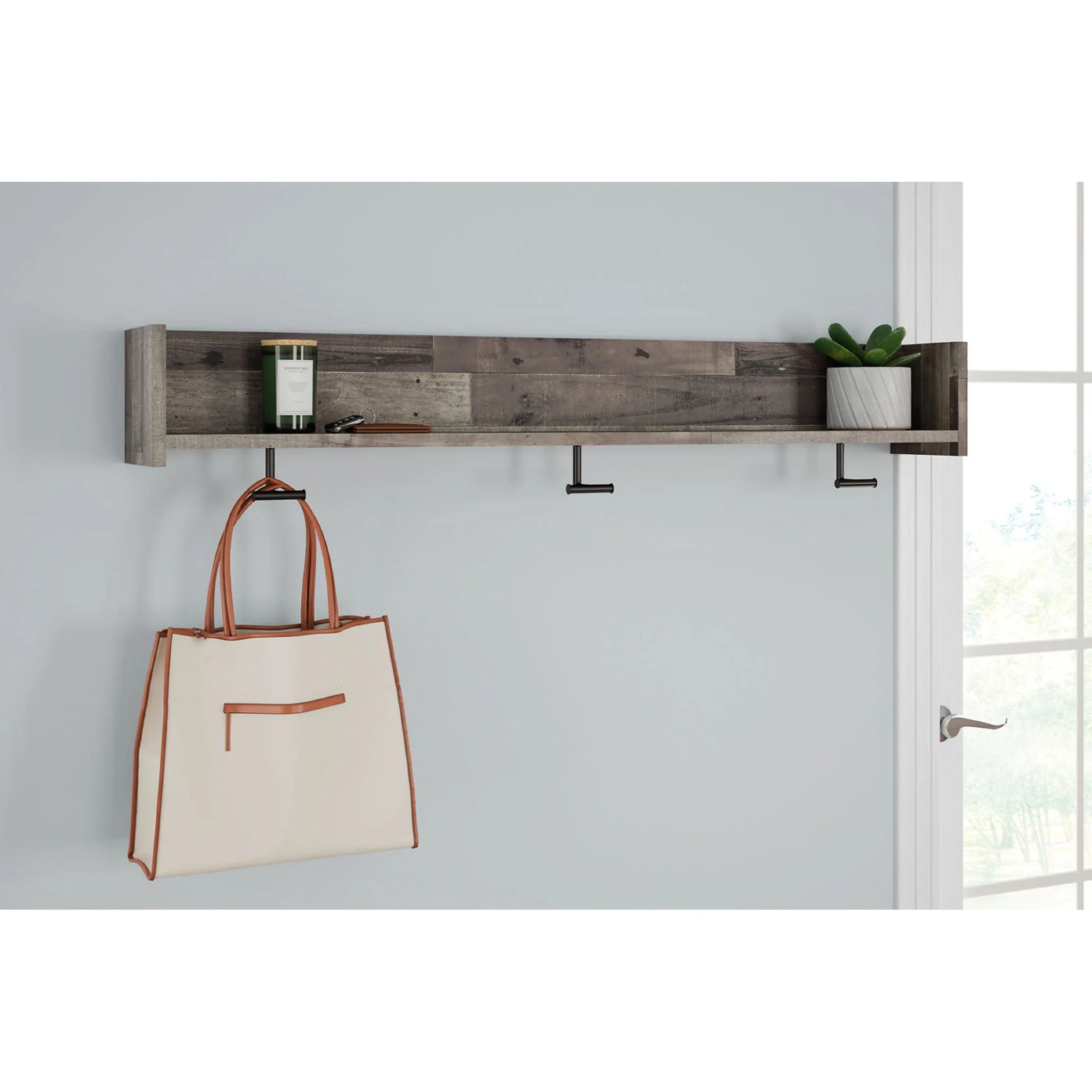 Neilsville Coat Rack - Multi Gray - Image 2