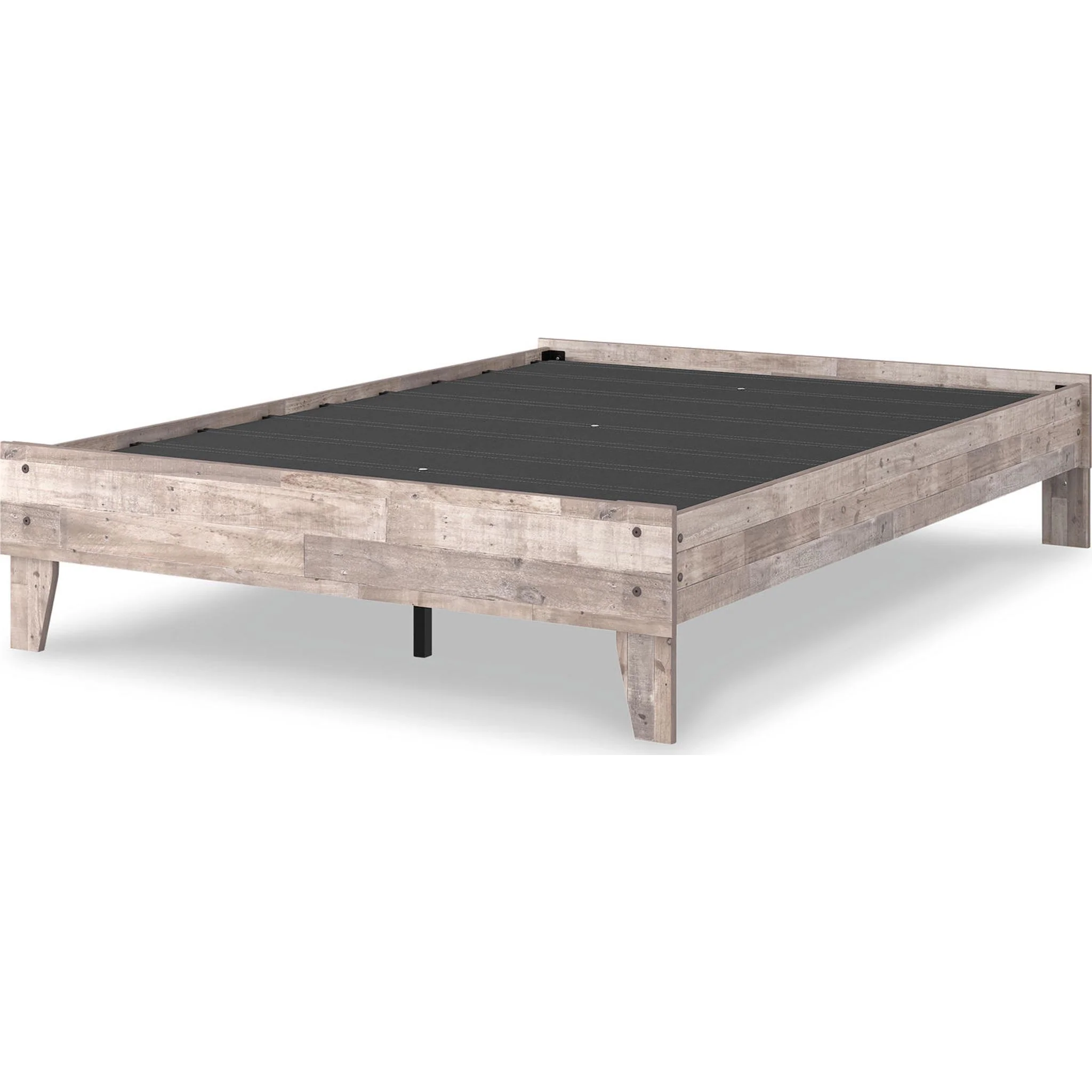 Neilsville Full Platform Bed - Whitewash - Image 3
