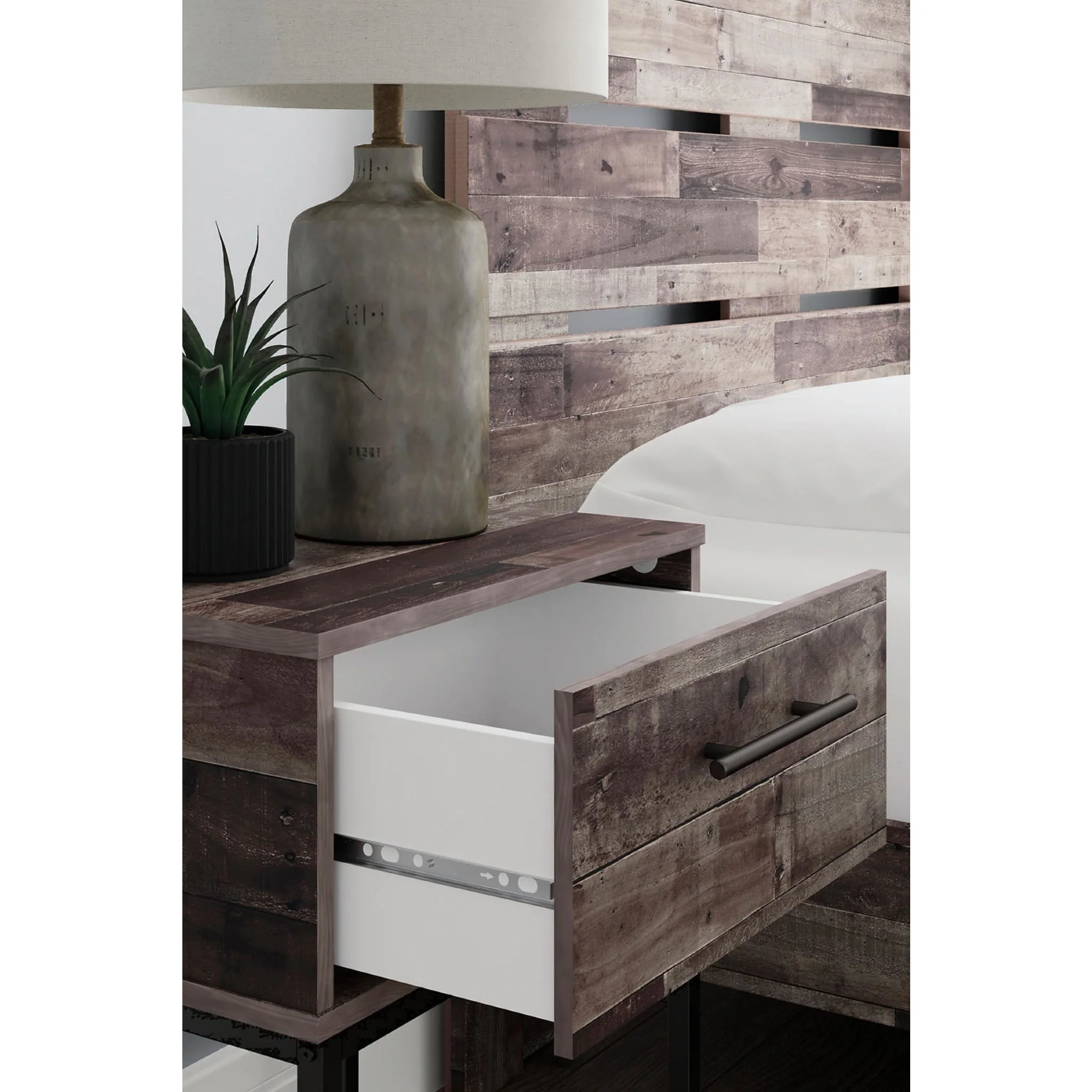Neilsville Nightstand - Multi Gray - Image 4