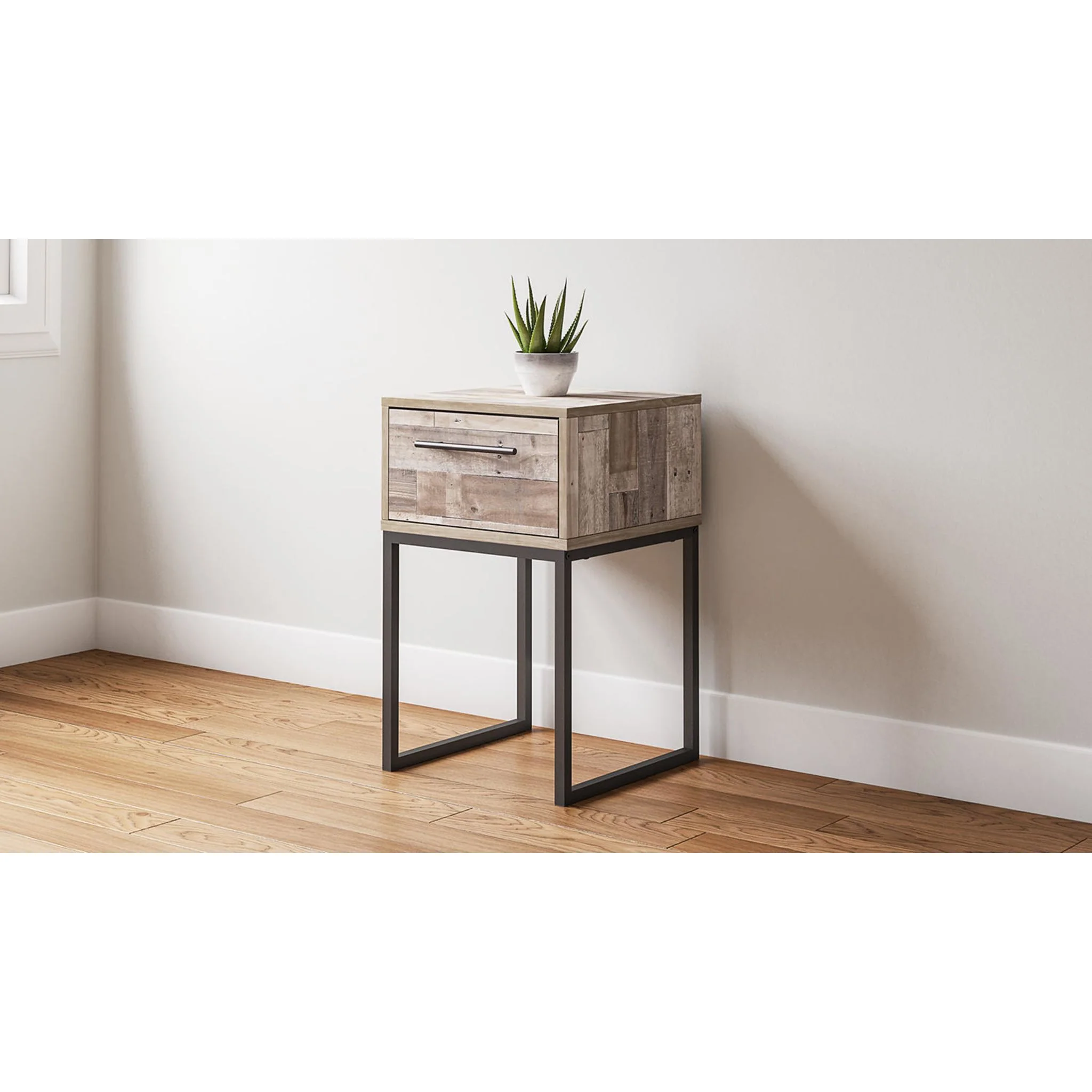 Neilsville Nightstand - Whitewash - Image 11