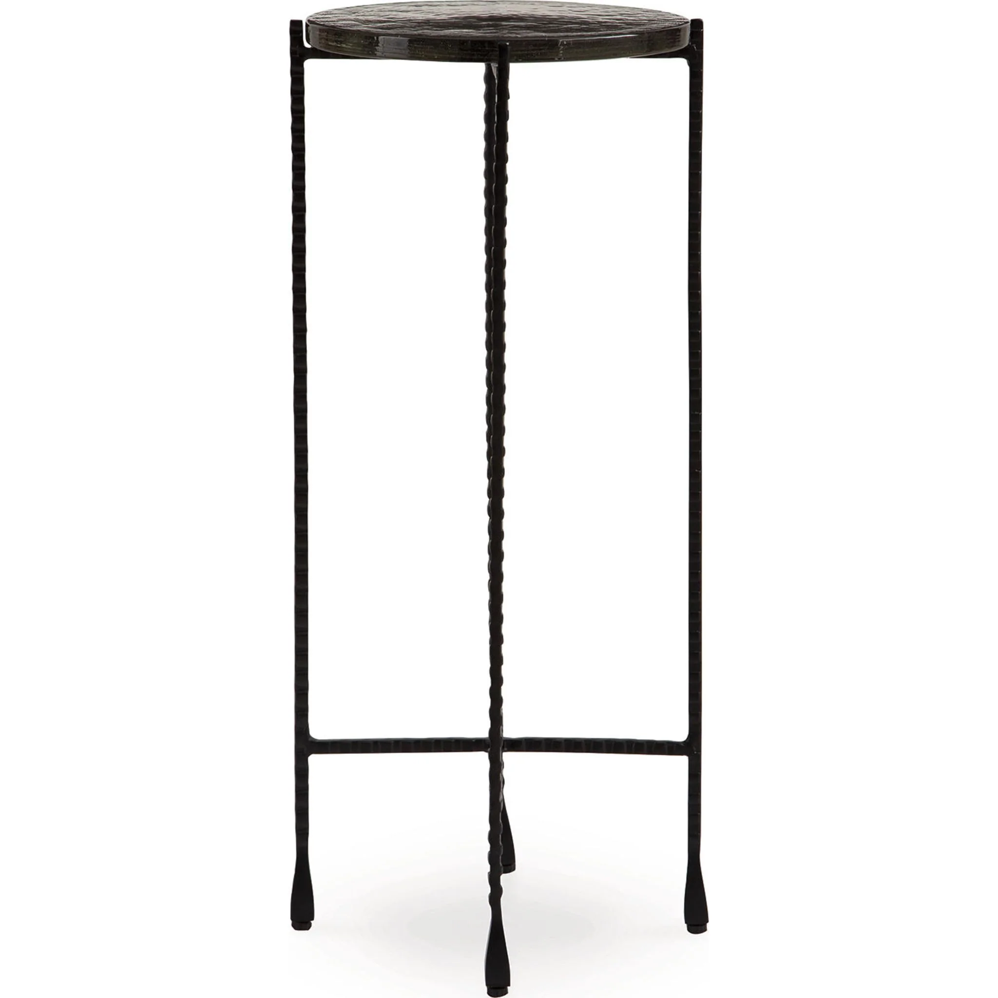 Newgoren Accent Table - Clear/Black - Image 5