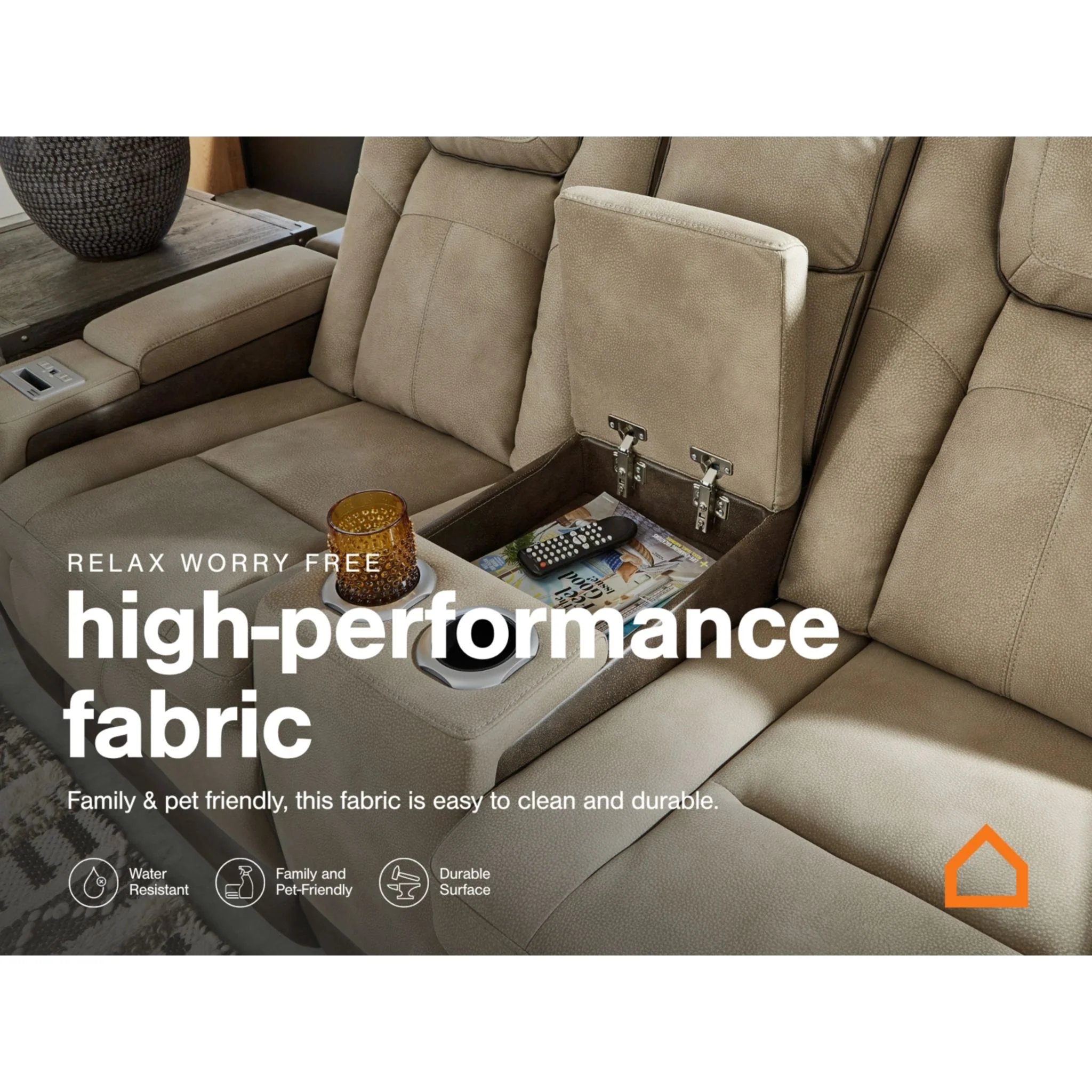 Next-Gen Power Reclining Loveseat with Console - Slate - Image 13