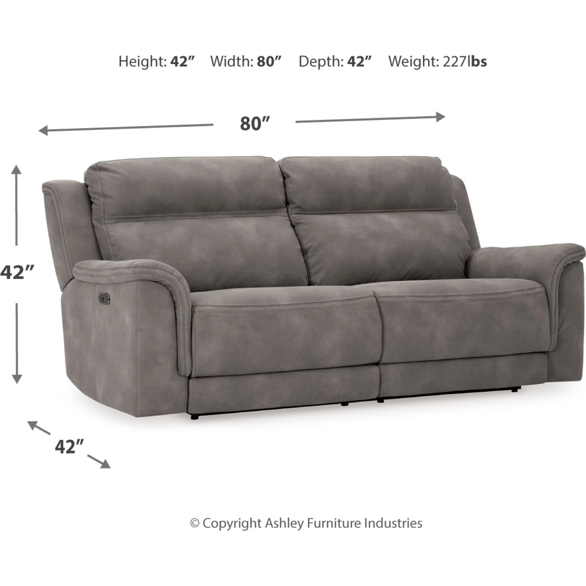 Next-Gen Power Reclining Sofa - Slate - Image 10
