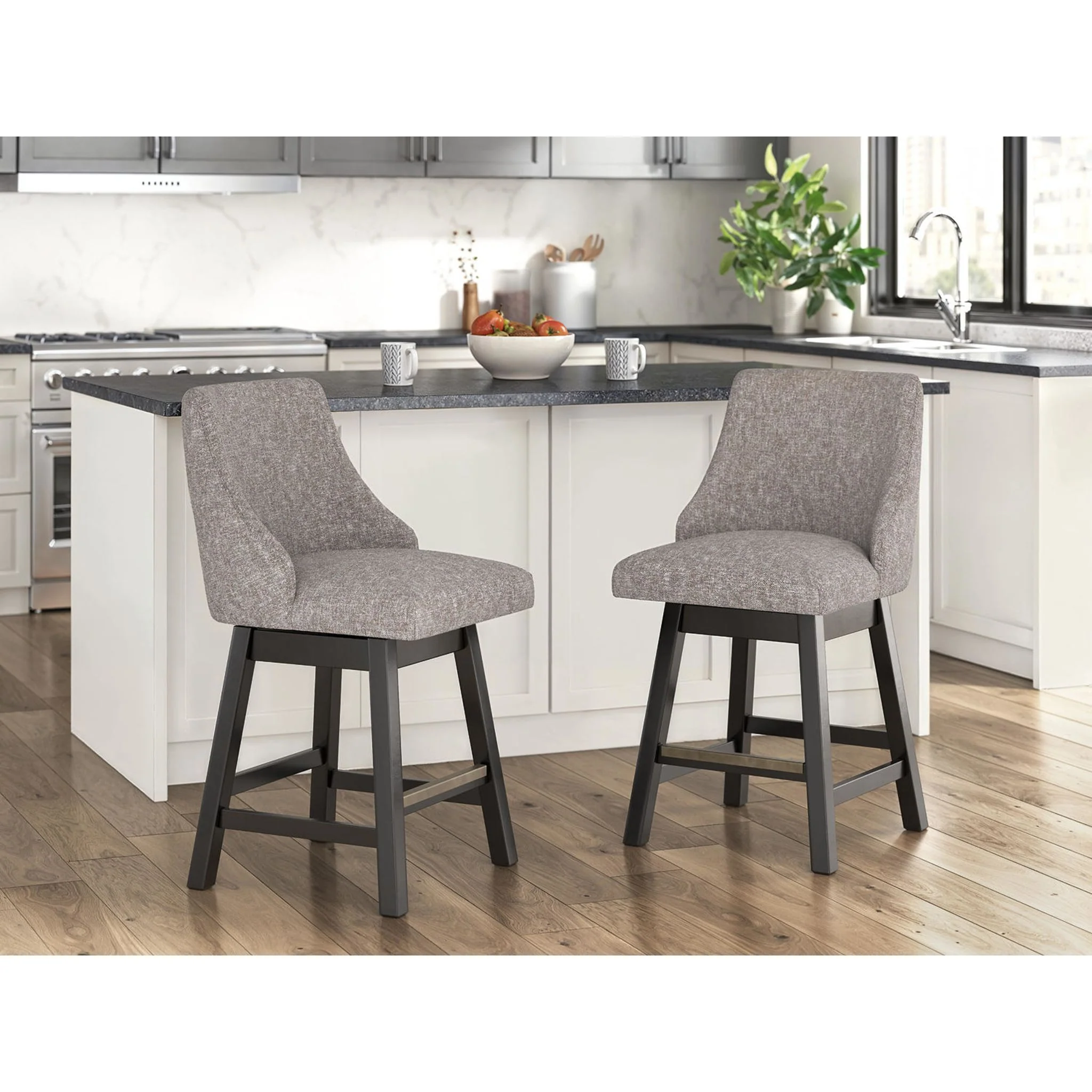 Neymorton Counter Height Stool - Dark Grayish Brown - (D618-224) - Image 4