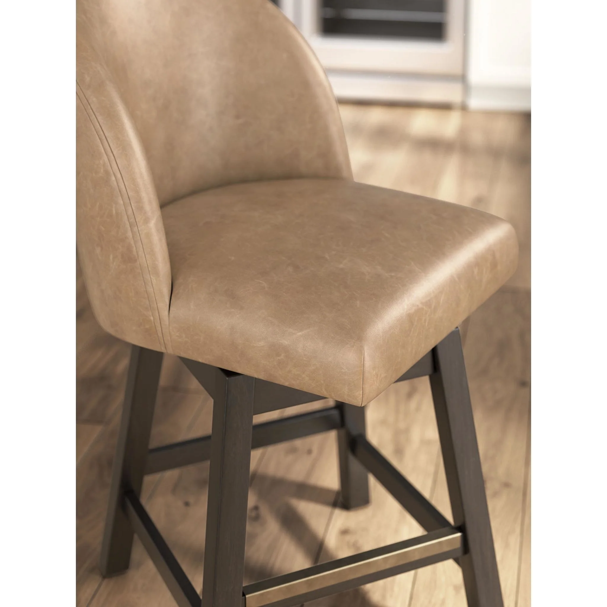Neymorton Counter Height Stool - Dark Grayish Brown - (D618-324) - Image 7