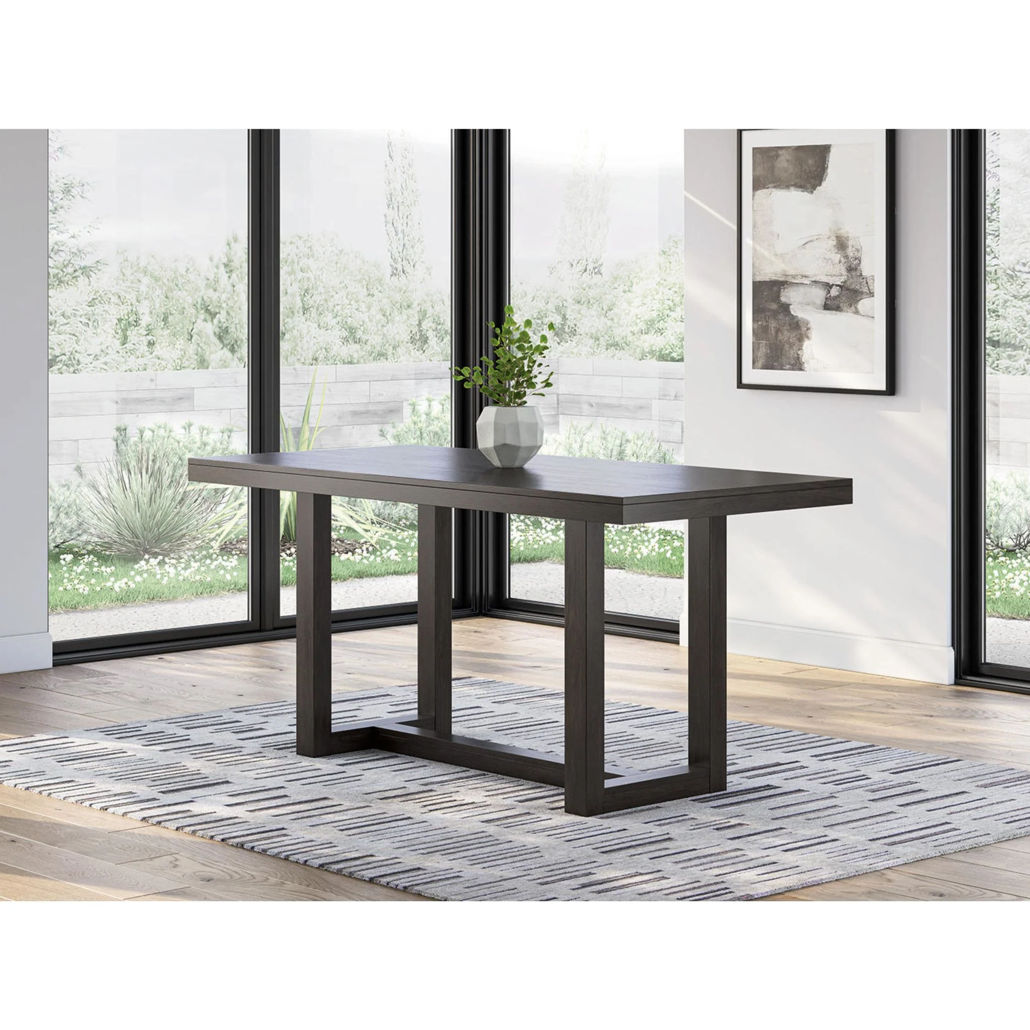 Neymorton Counter Height Table - Dark Grayish Brown - (D618-13) - Image 4