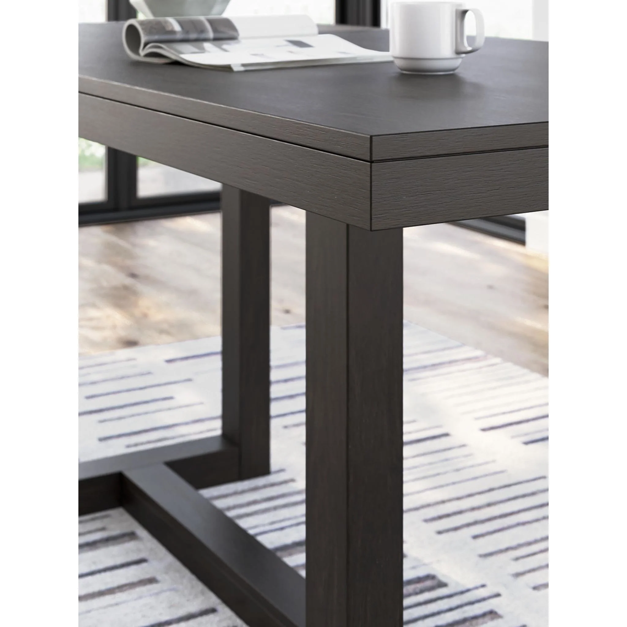 Neymorton Counter Height Table - Dark Grayish Brown - (D618-13) - Image 7