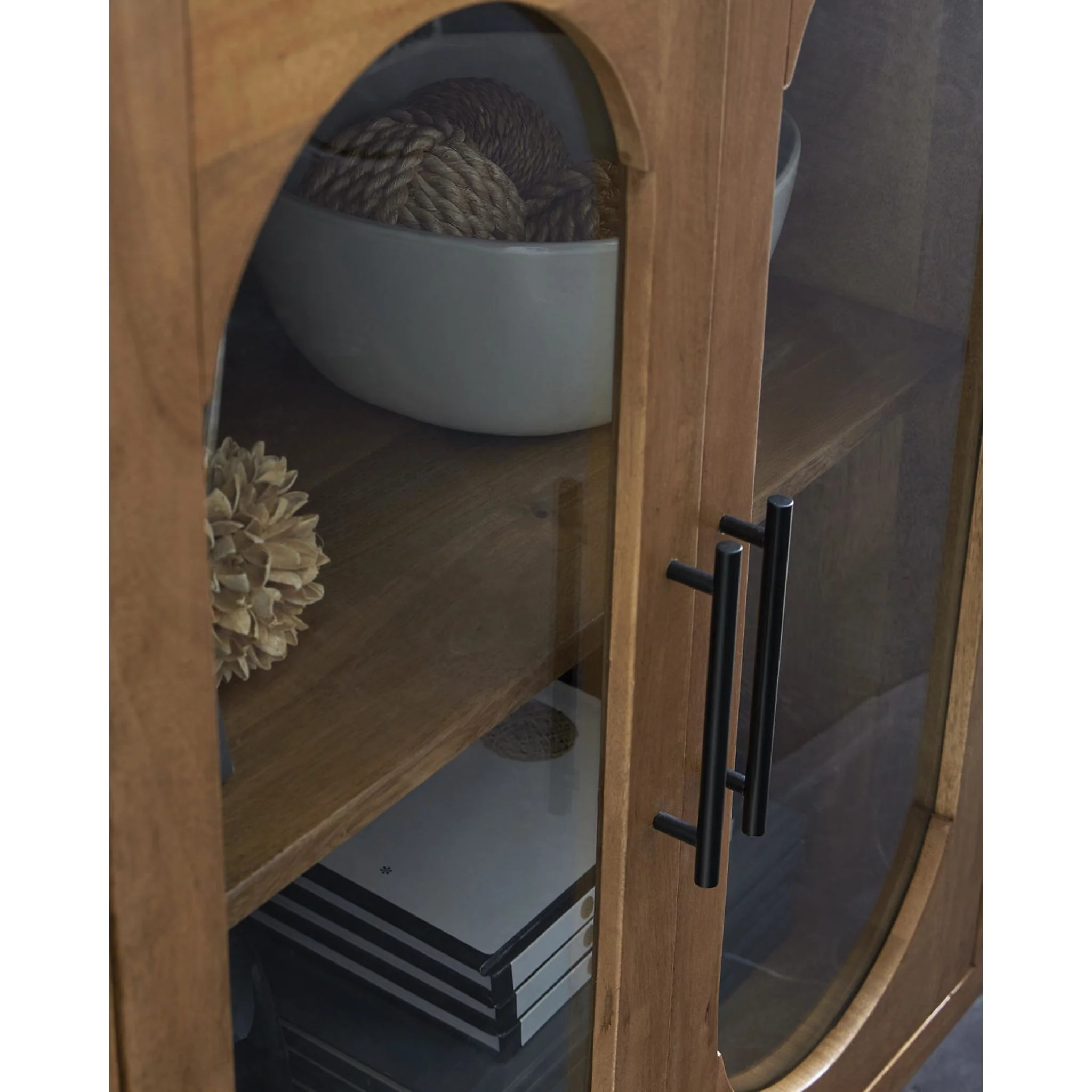 Niall Accent Cabinet - Light Brown - Image 6