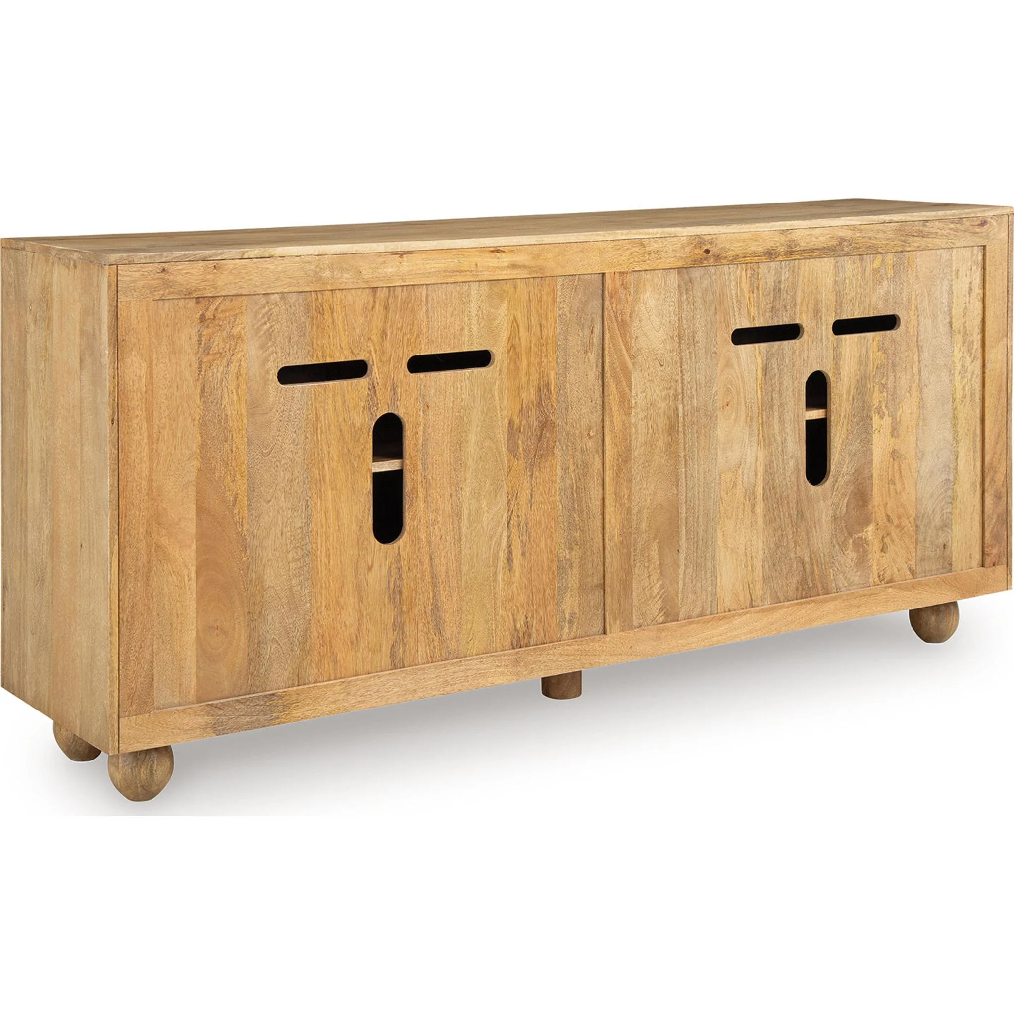 Niam Accent Cabinet - Light Antique Beige - Image 6