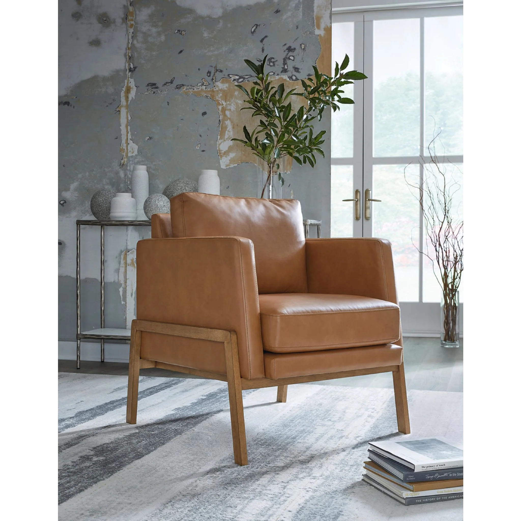 Numund Accent Chair - Caramel - Image 5
