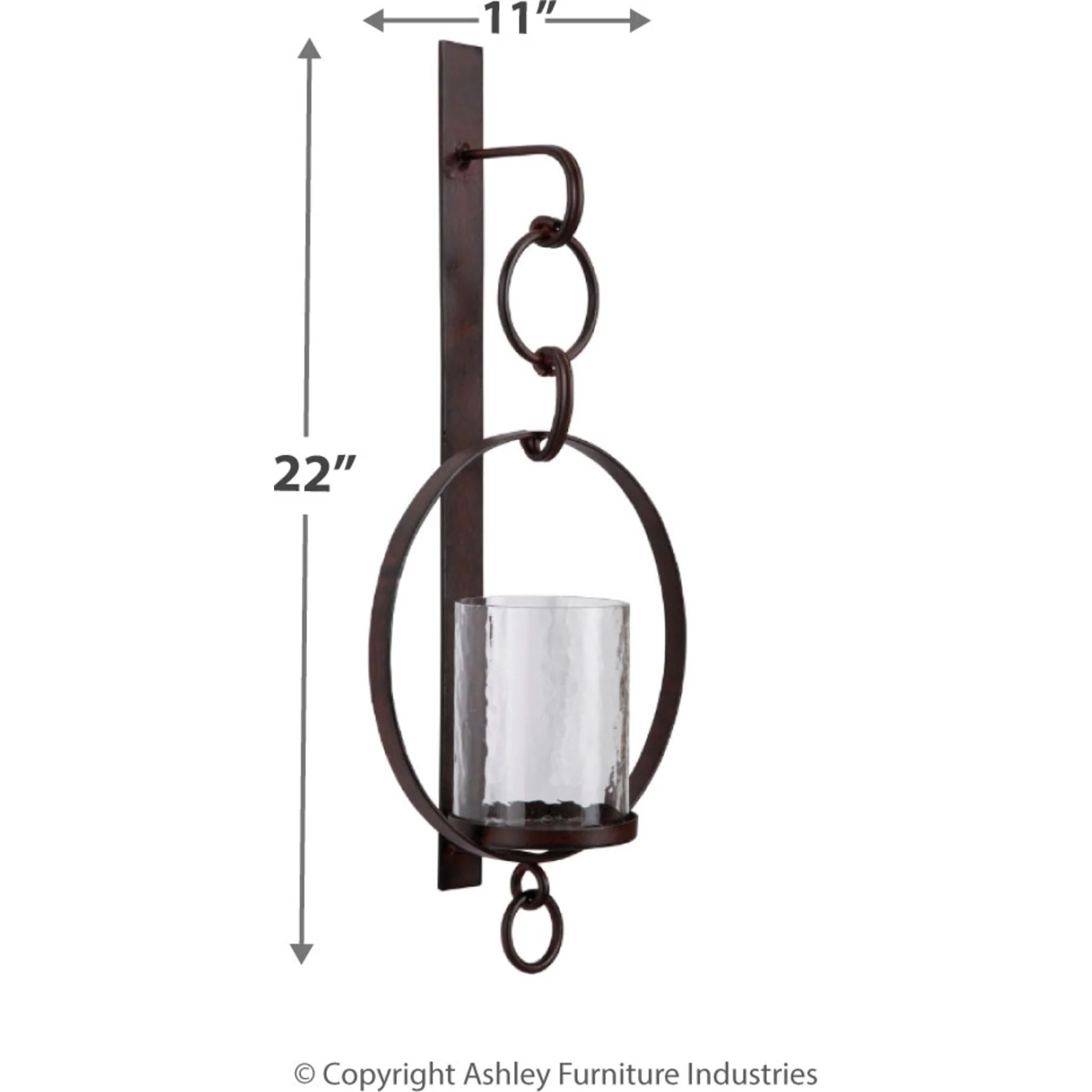 Ogaleesha Wall Sconce 11.25" x 22.13" - Image 4
