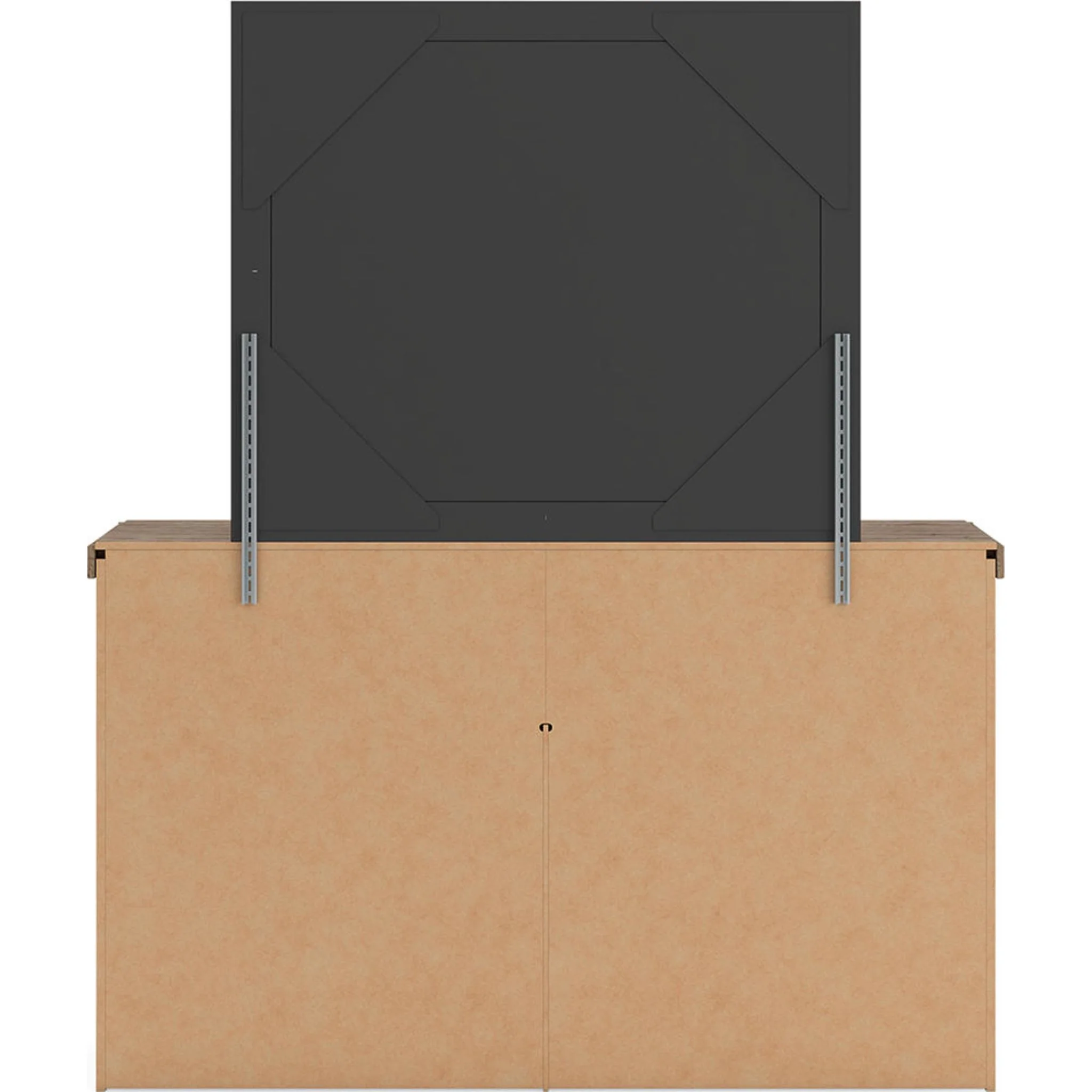 Oliandon Dresser and Mirror - Light Brown - Image 4