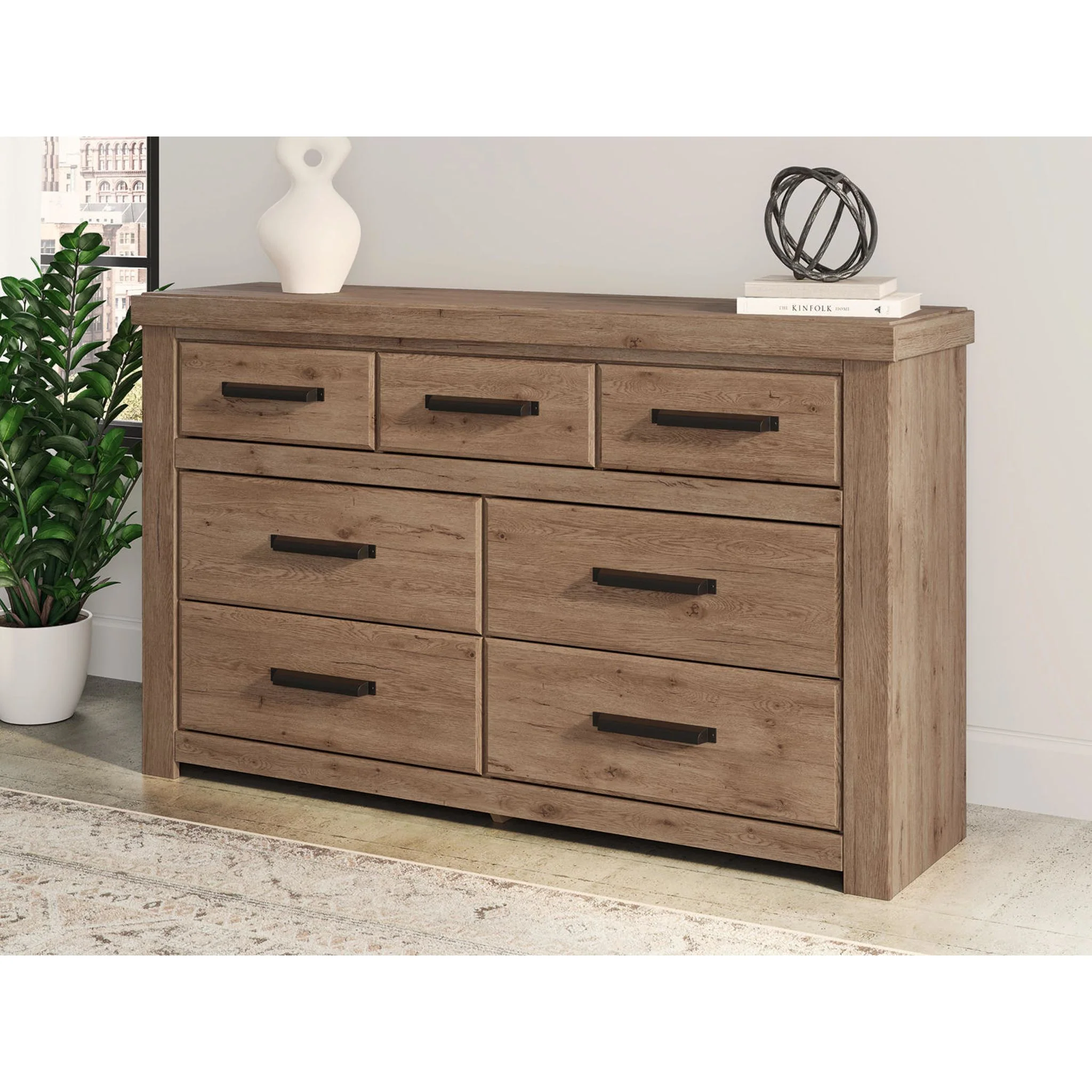 Oliandon Dresser - Light Brown - Image 9