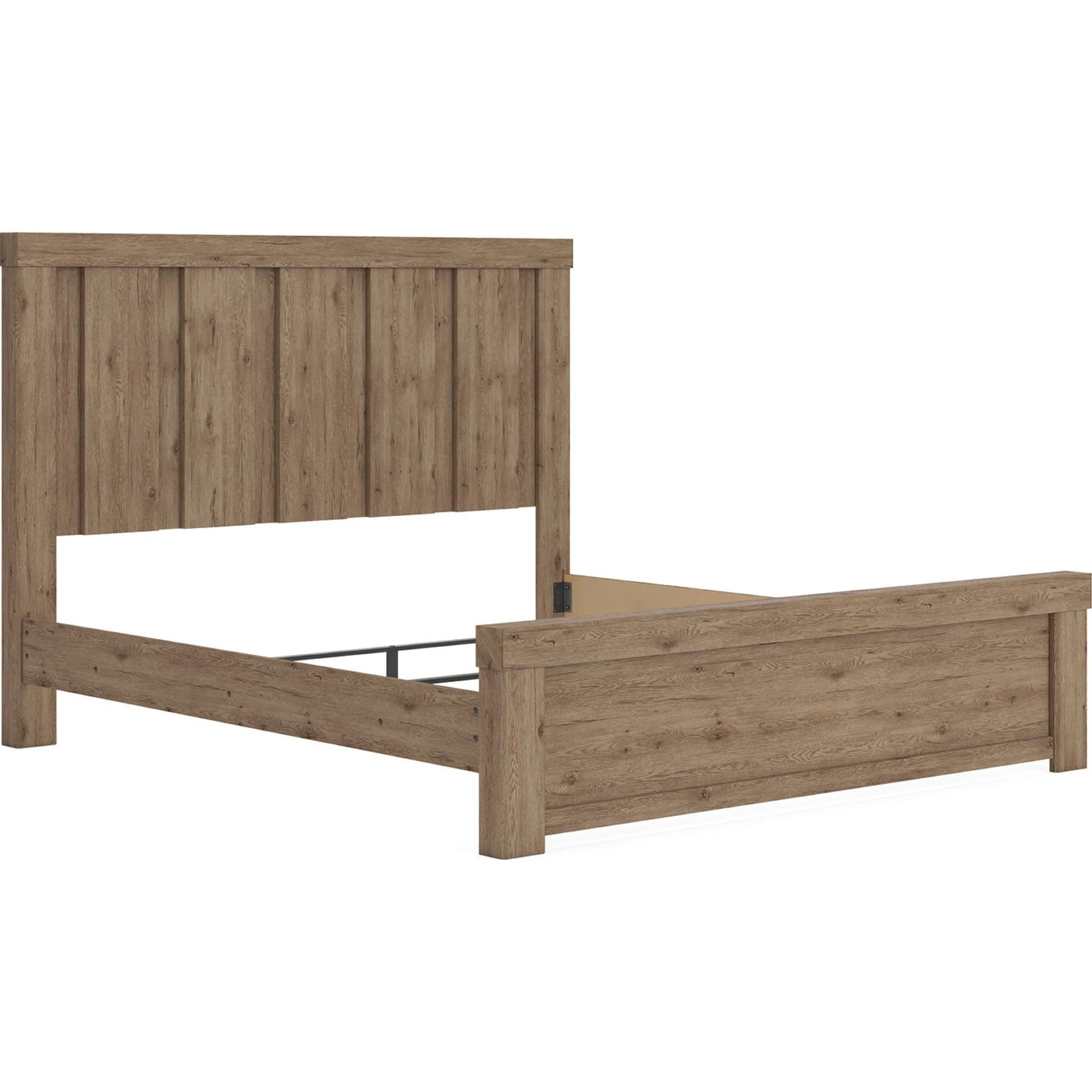 Oliandon King Panel Bed - Light Brown - Image 3