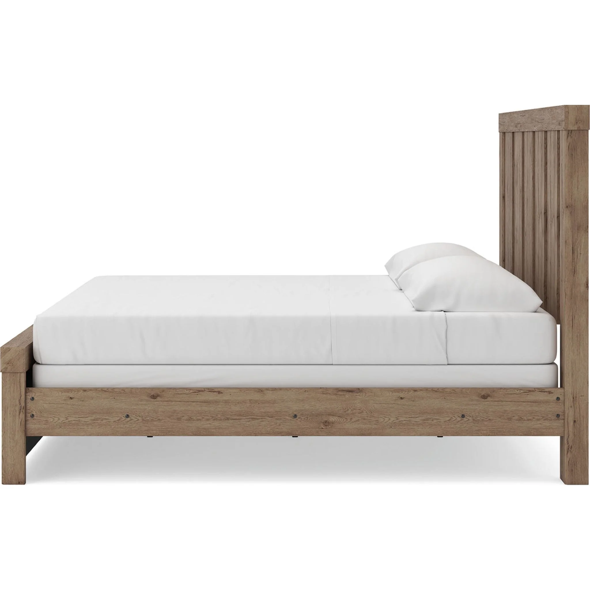 Oliandon King Panel Bed - Light Brown - Image 7