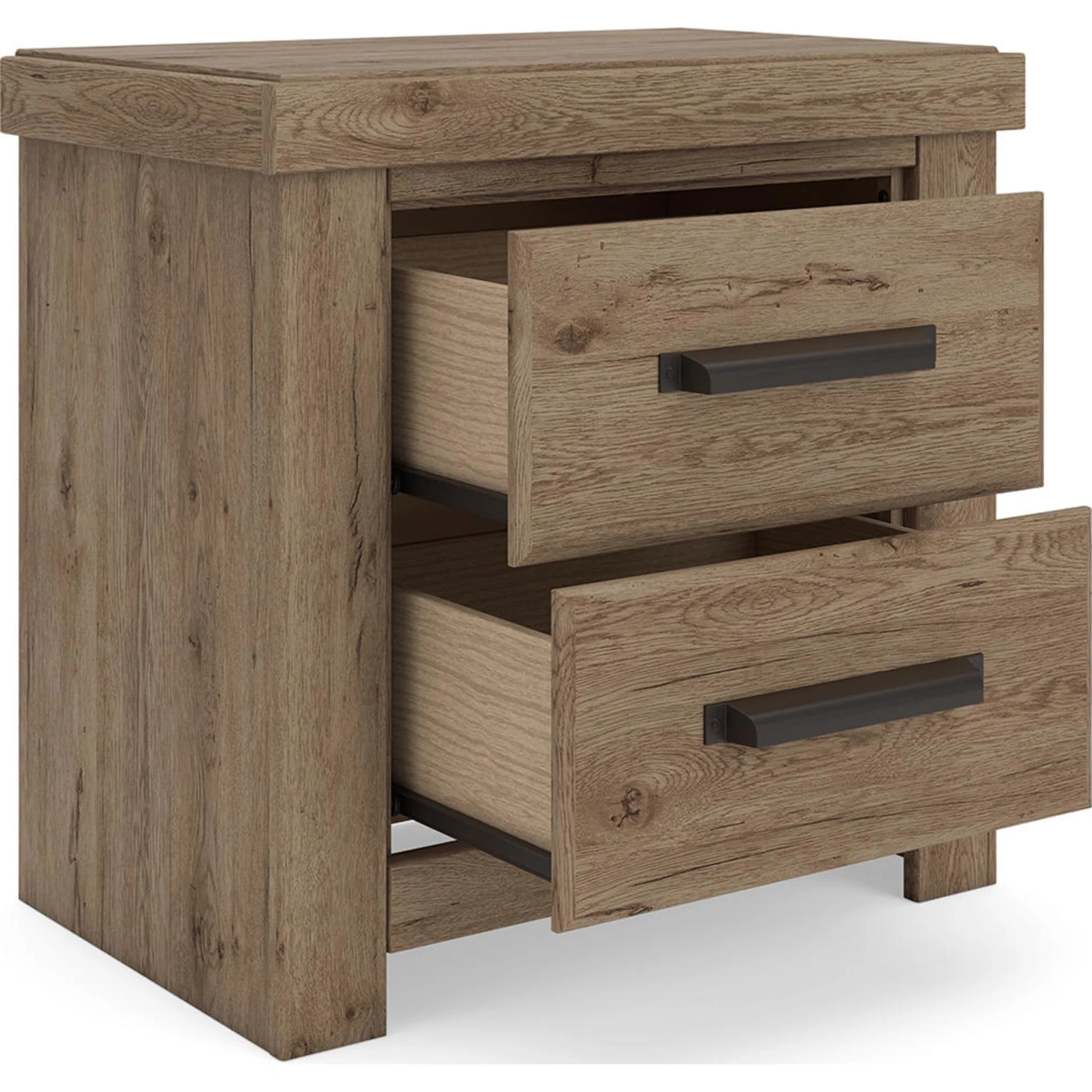 Oliandon Nightstand - Light Brown - Image 2