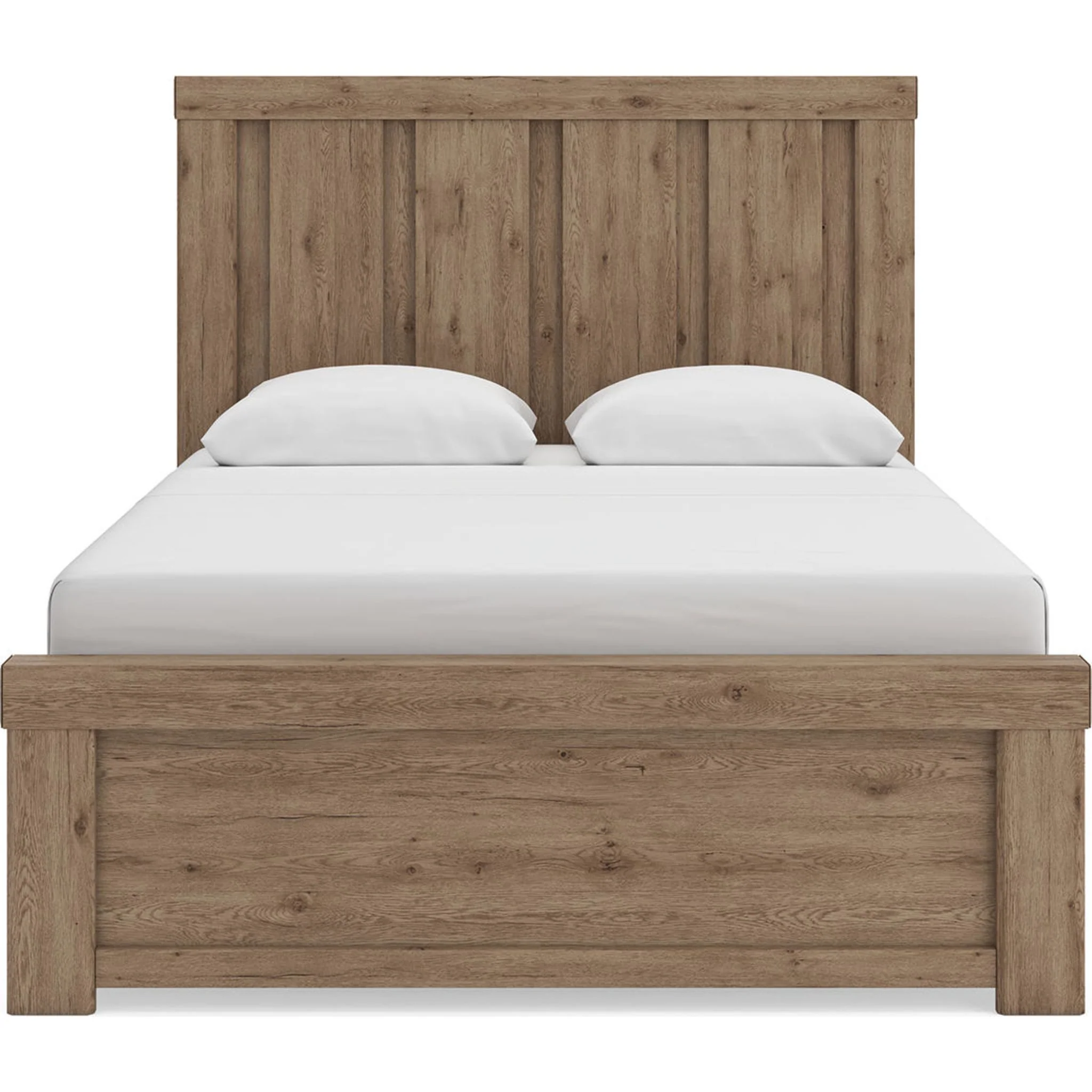 Oliandon Queen Panel Bed - Light Brown - Image 6