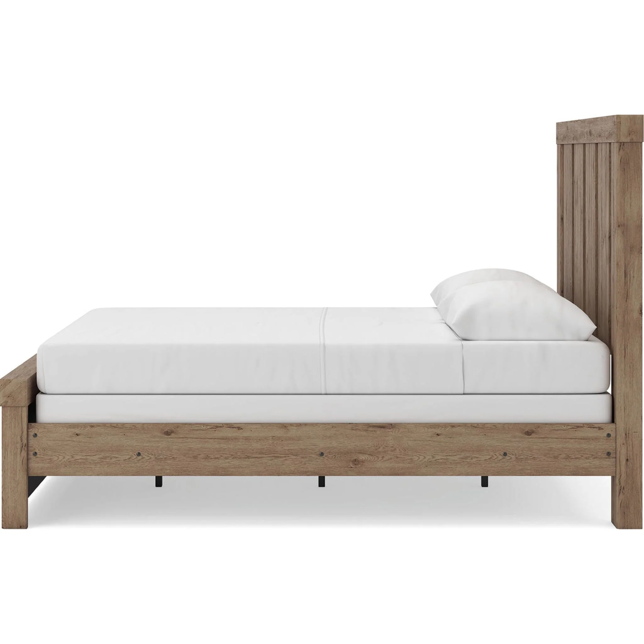 Oliandon Queen Panel Bed - Light Brown - Image 7