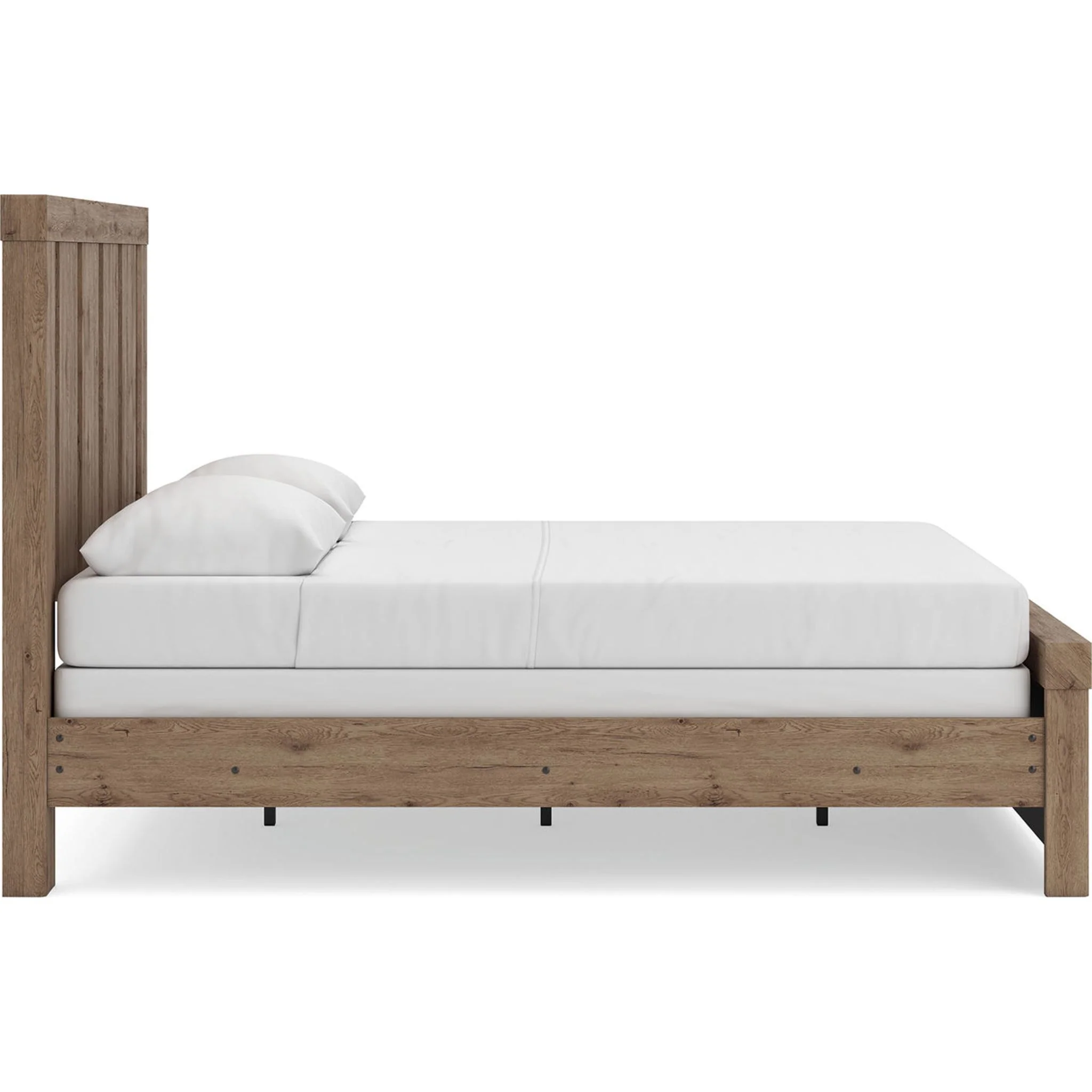 Oliandon Queen Panel Bed - Light Brown - Image 8