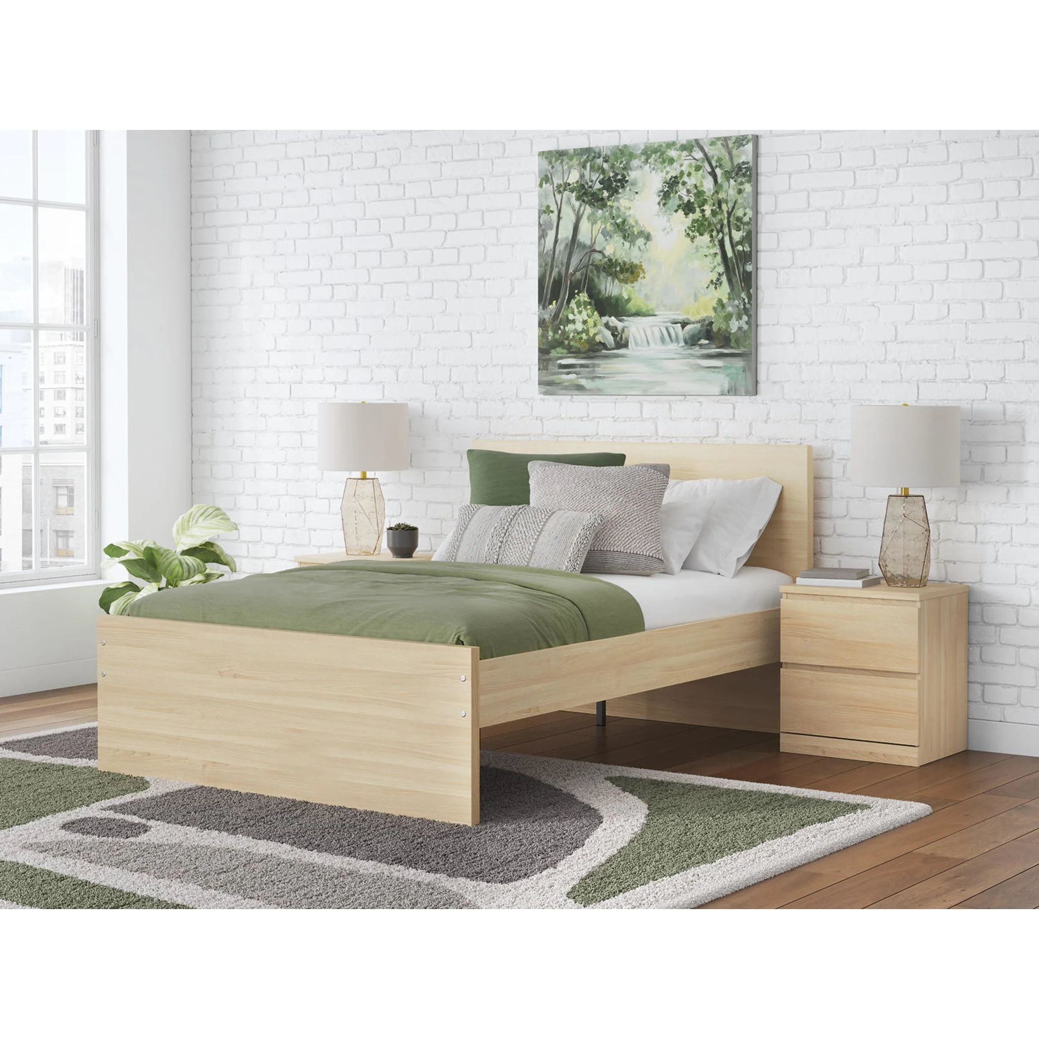 Onita Full Platform Bed - Natural - Image 12