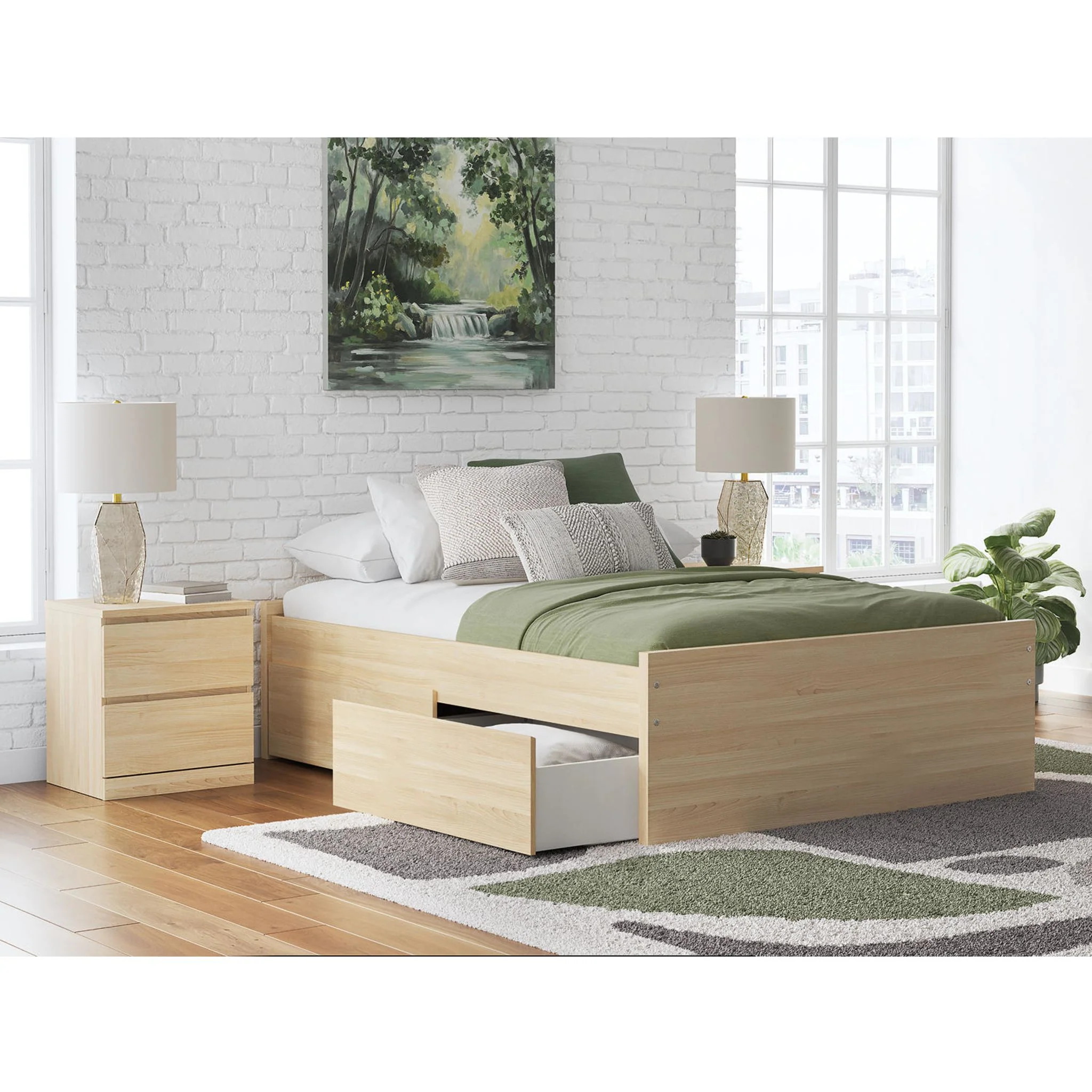 Onita Full Storage Bed - Natural - Image 13