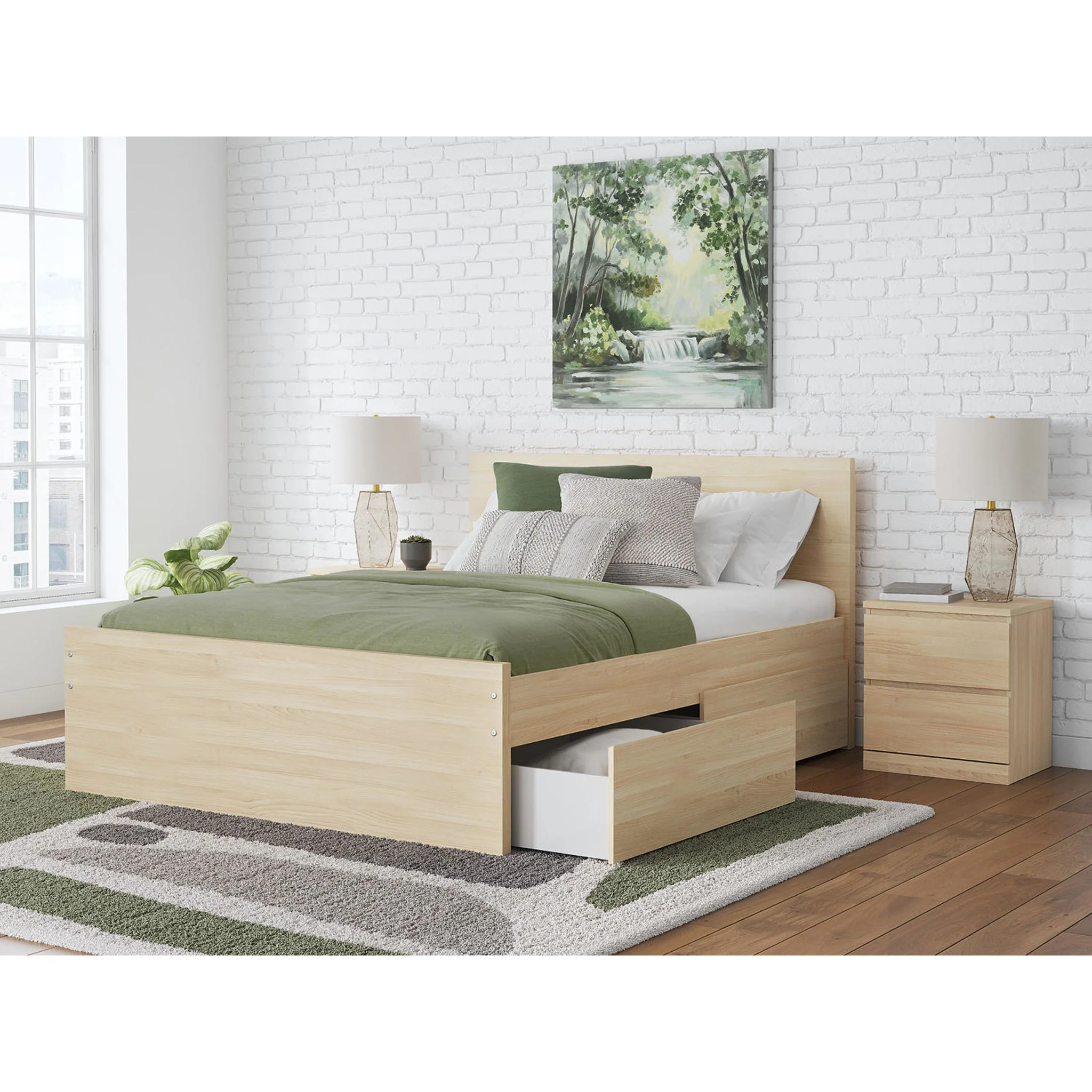 Onita Full Storage Bed - Natural - Image 13
