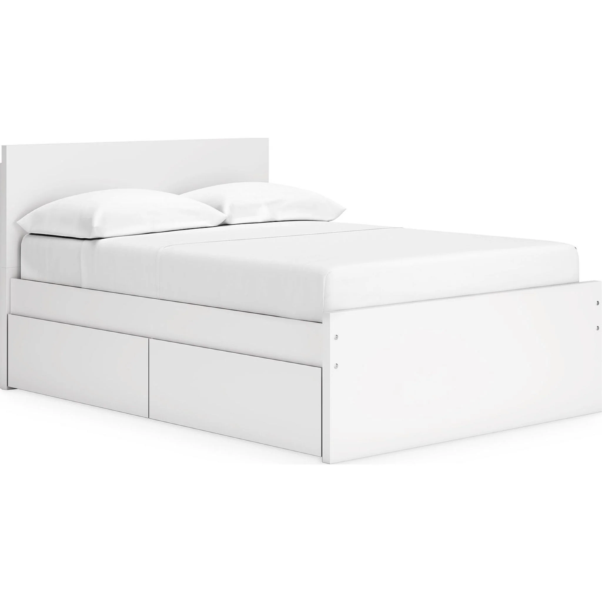 Onita Full Storage Bed - White