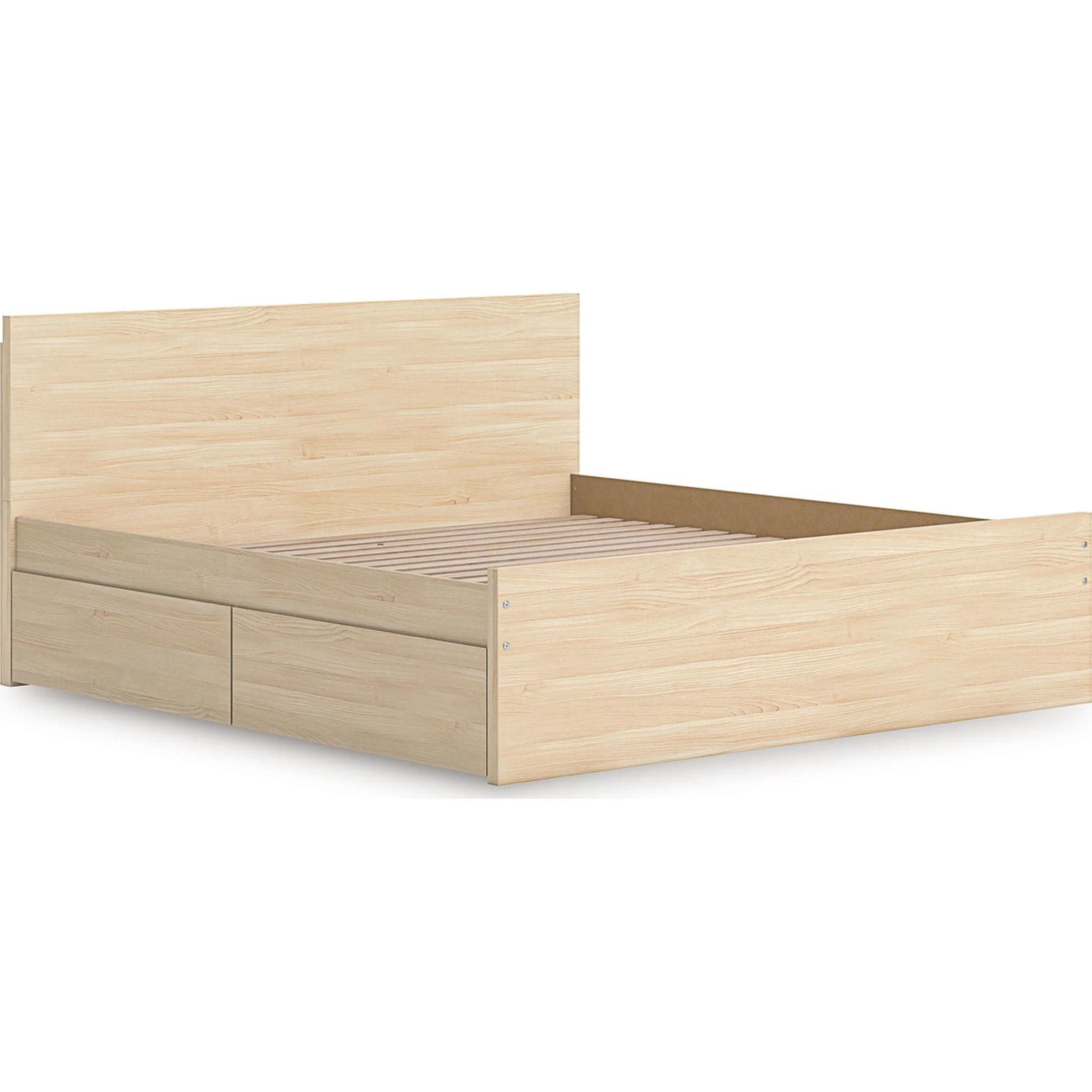 Onita King Storage Bed - Natural - Image 4