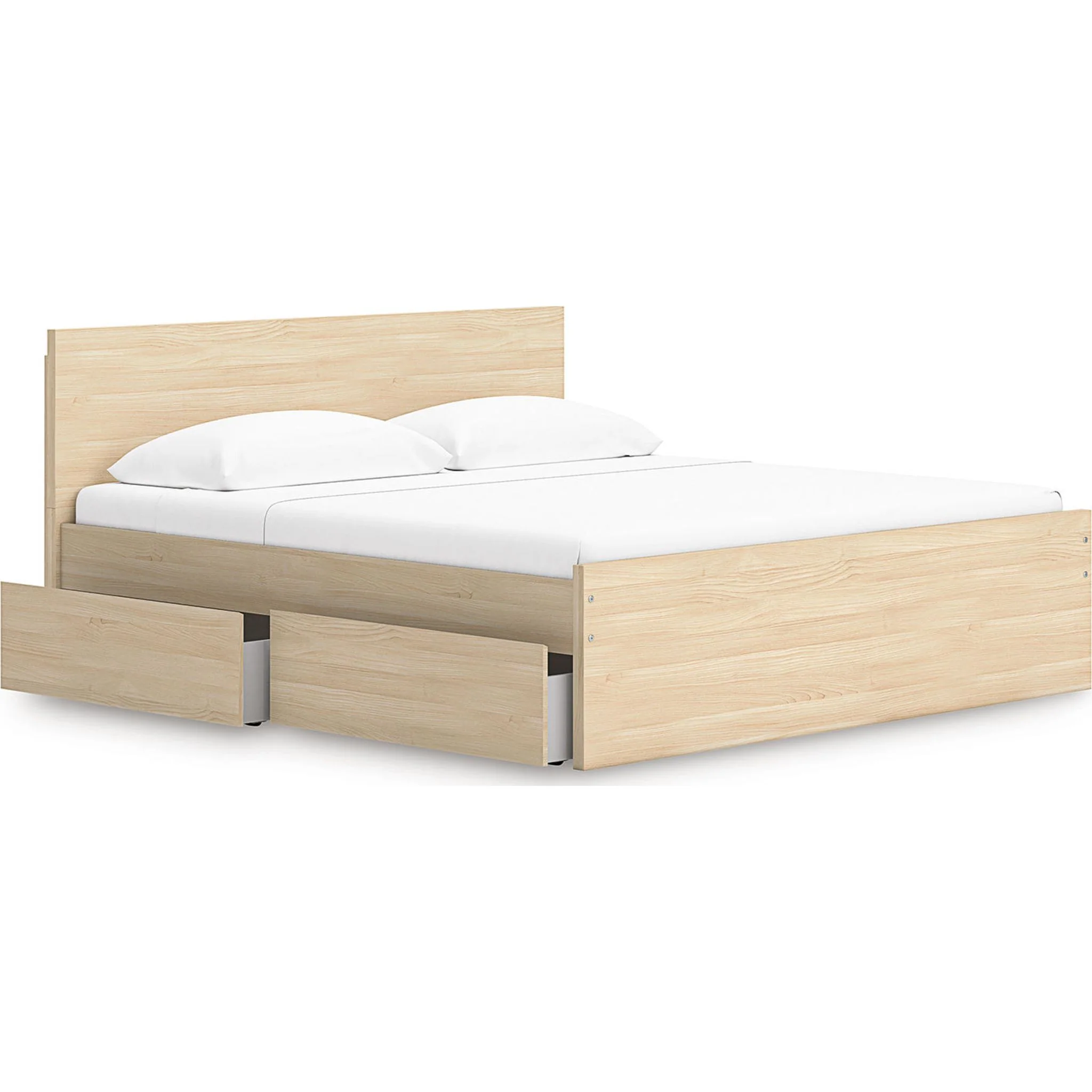 Onita King Storage Bed - Natural - Image 5