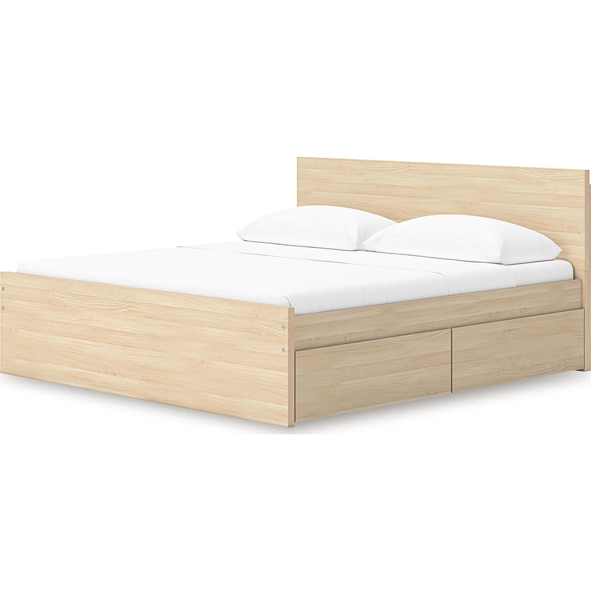 Onita King Storage Bed - Natural - Image 3