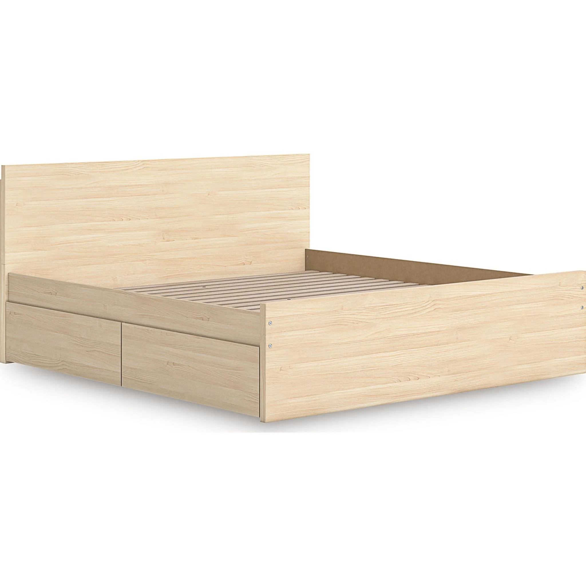 Onita King Storage Bed - Natural - Image 4