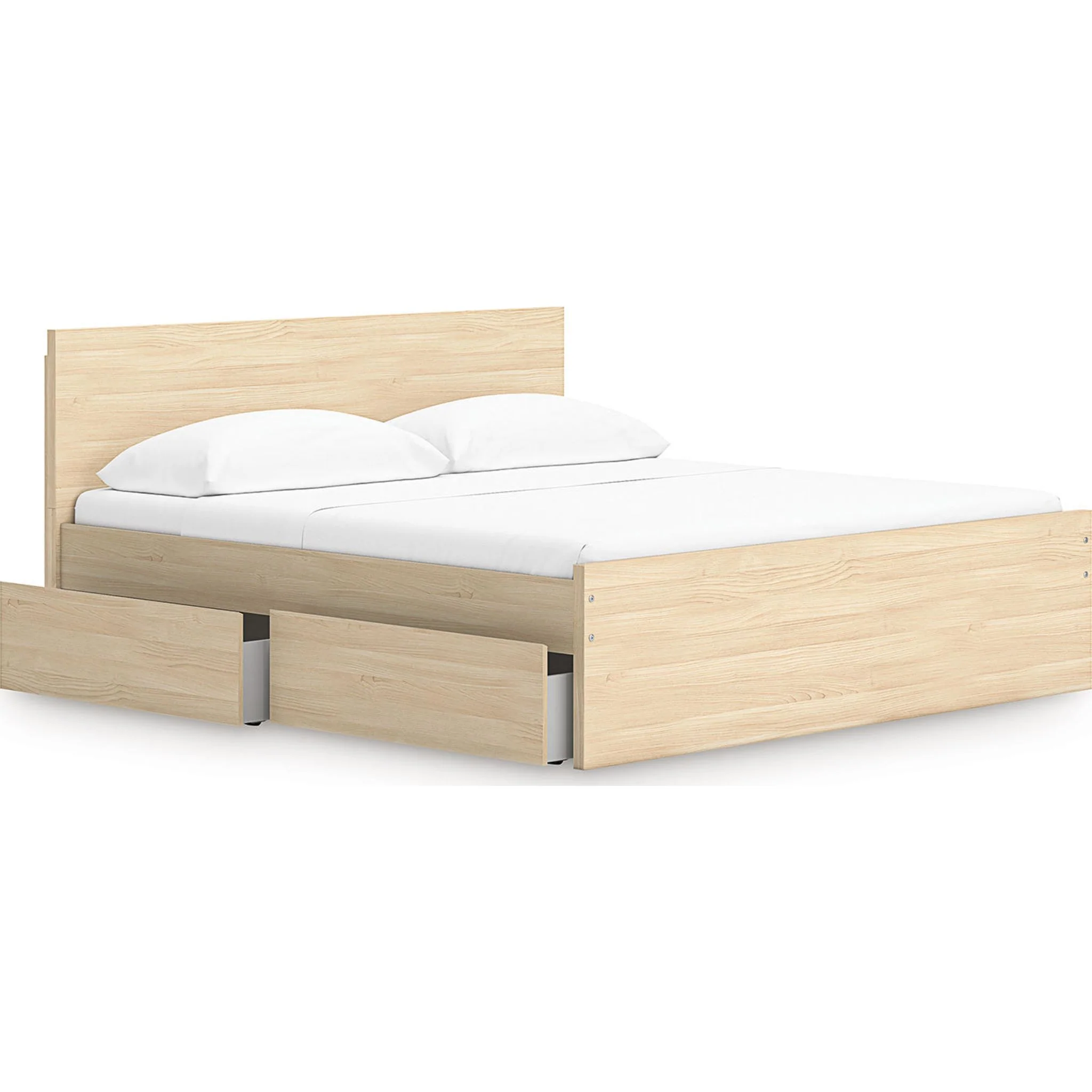 Onita King Storage Bed - Natural - Image 5