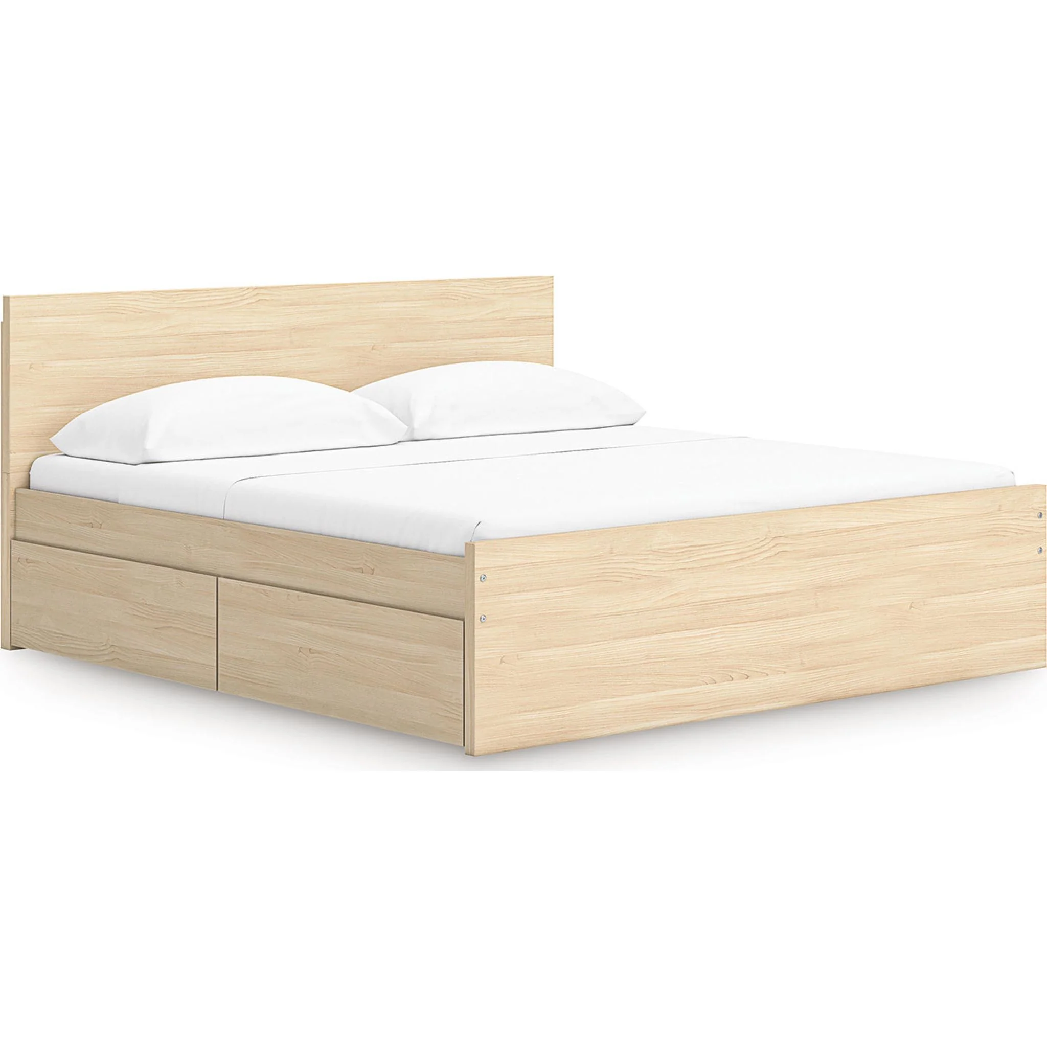 Onita King Storage Bed - Natural - Image 6