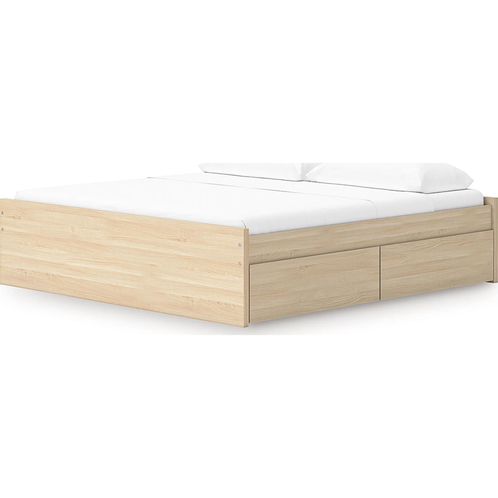 Onita King Storage Bed - Natural - Image 3
