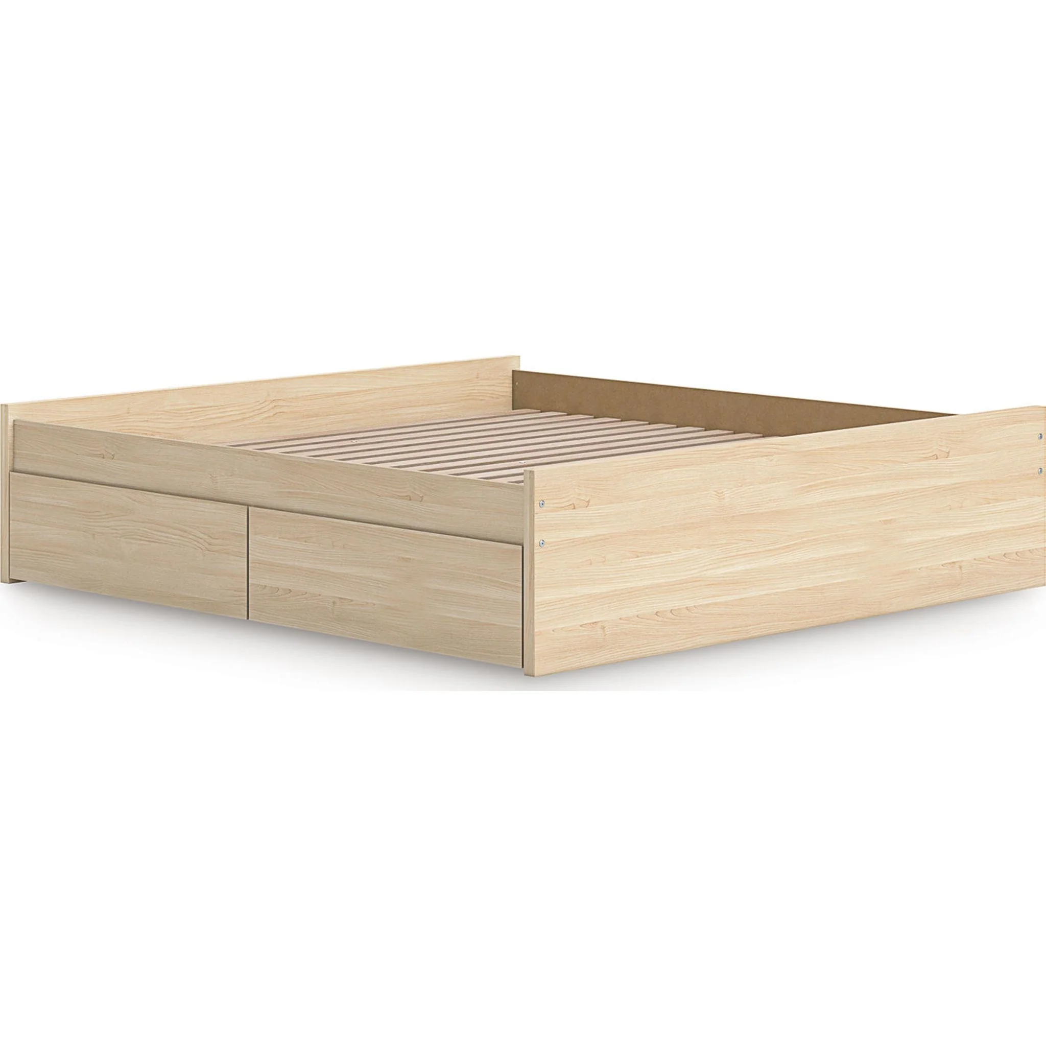 Onita King Storage Bed - Natural - Image 4