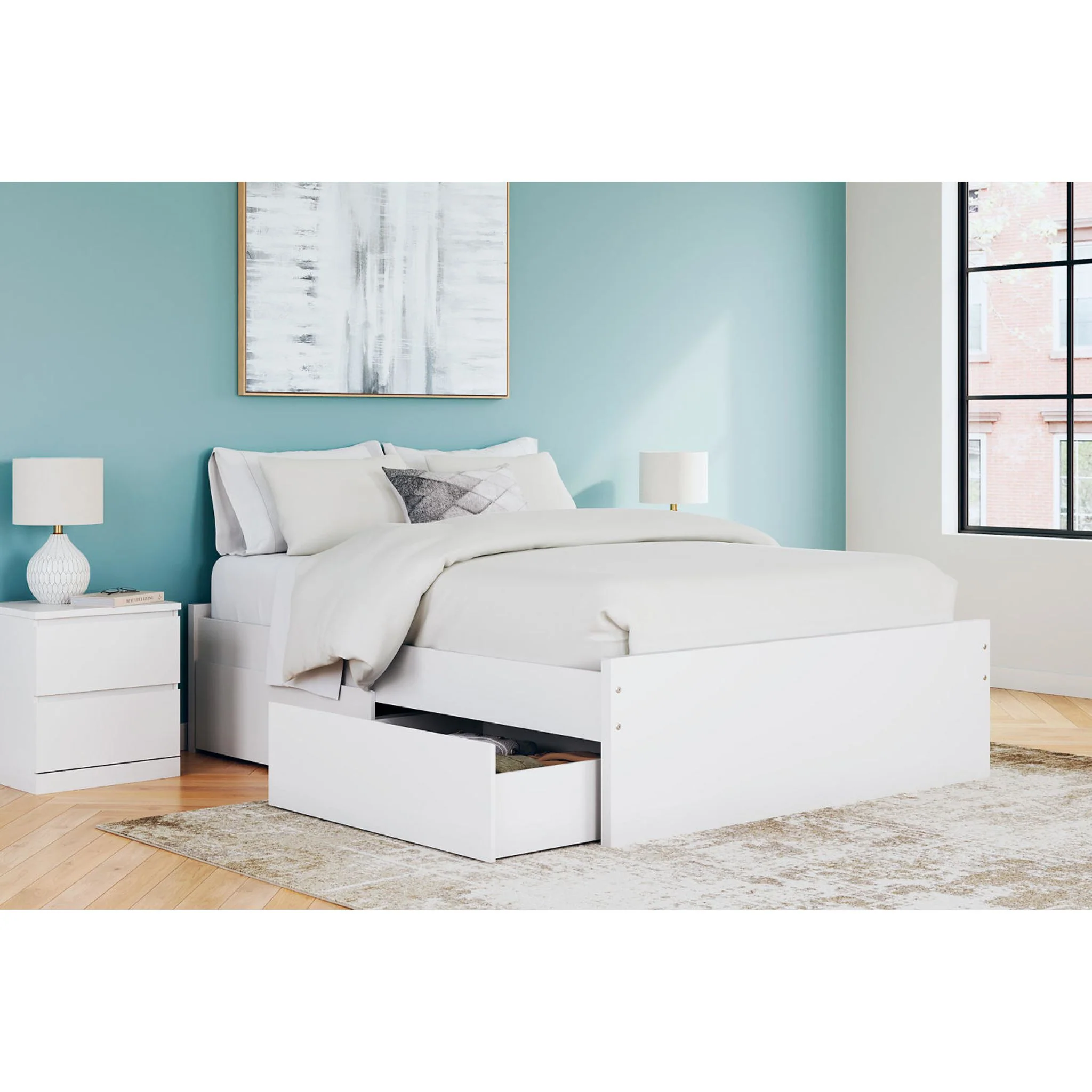 Onita Queen Storage Bed - White - Image 17
