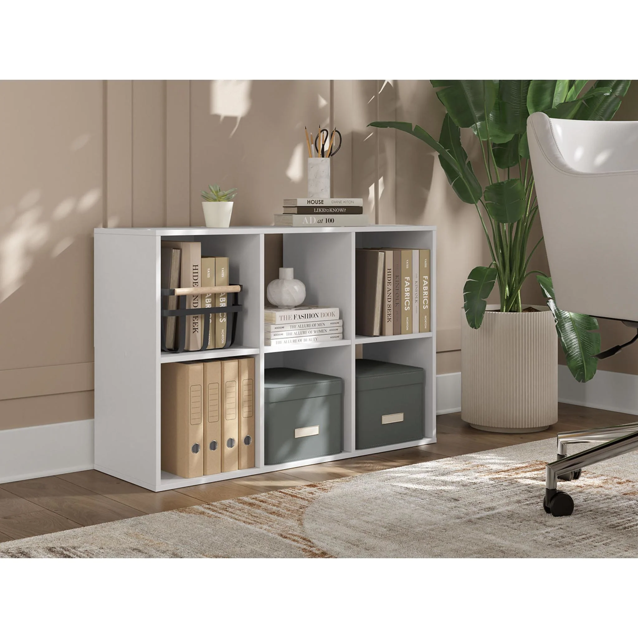 Onita Six Cube Organizer Bookcase - Image 3