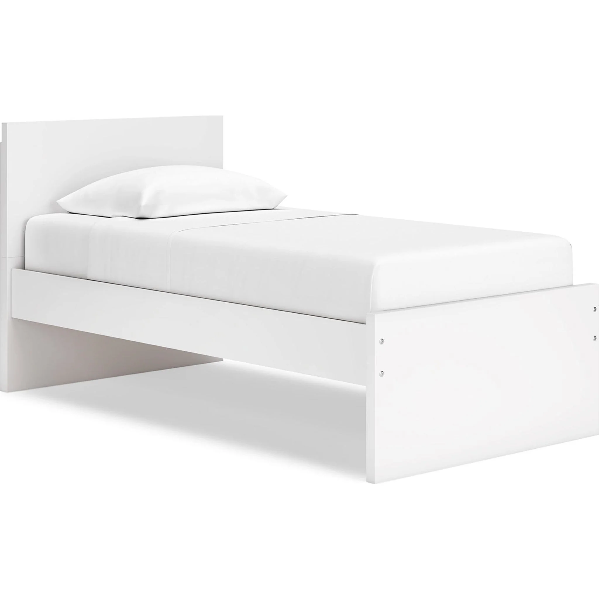 Onita Twin Platform Bed - White
