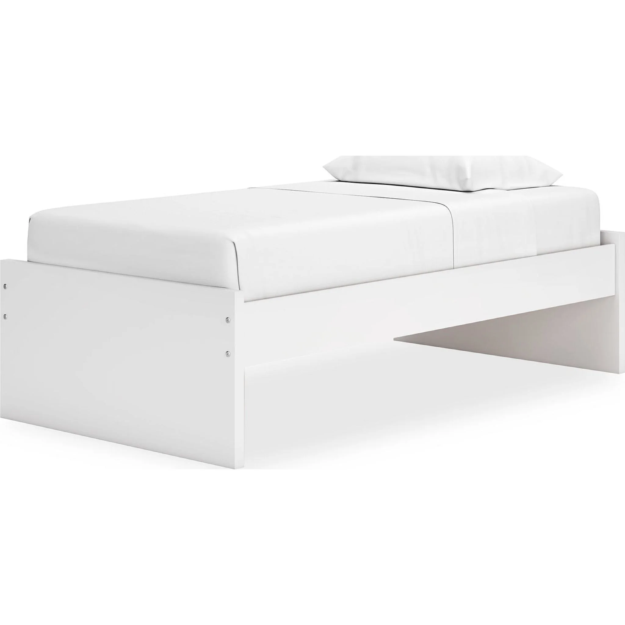 Onita Twin Platform Bed - White - Image 4