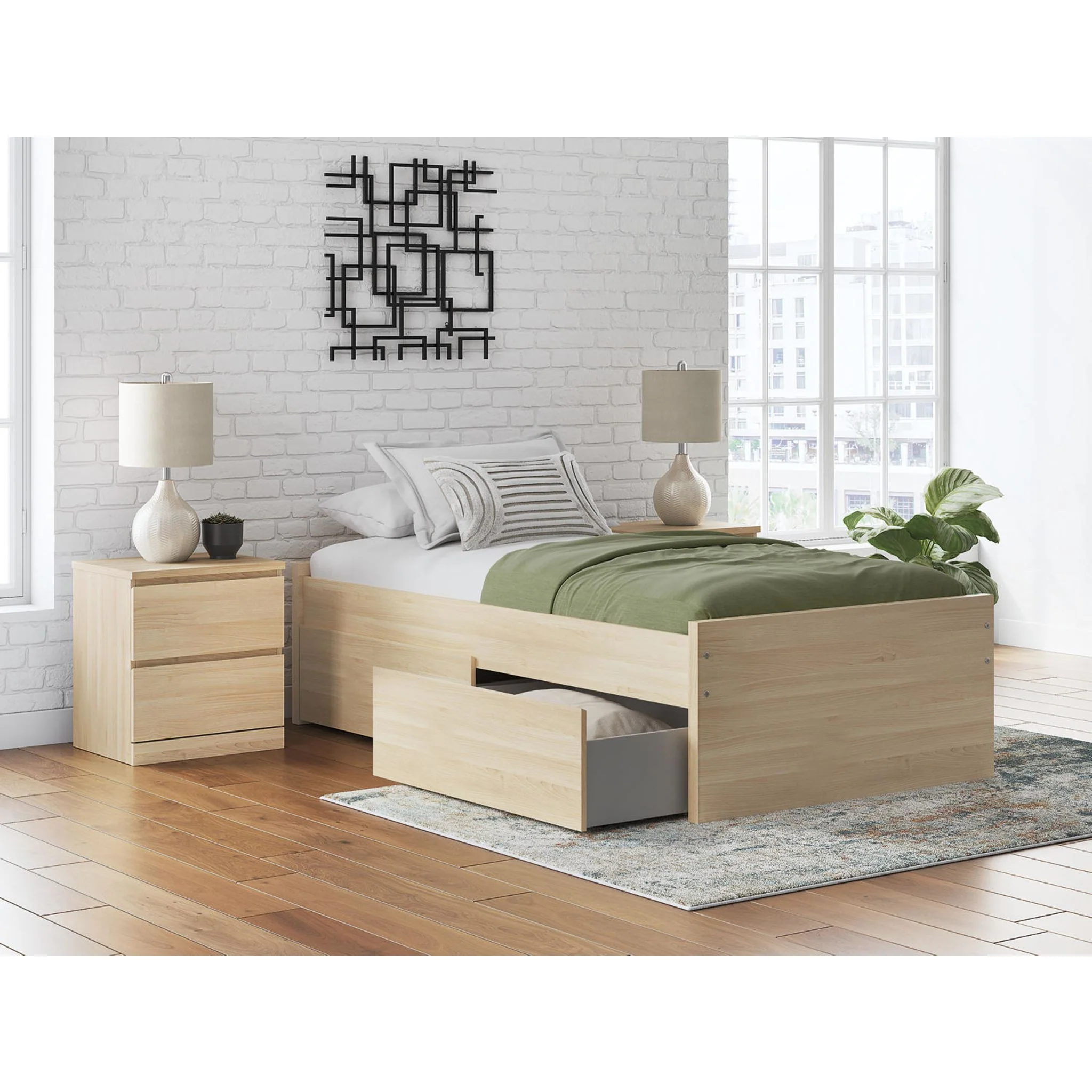 Onita Twin Storage Bed - Natural - Image 11