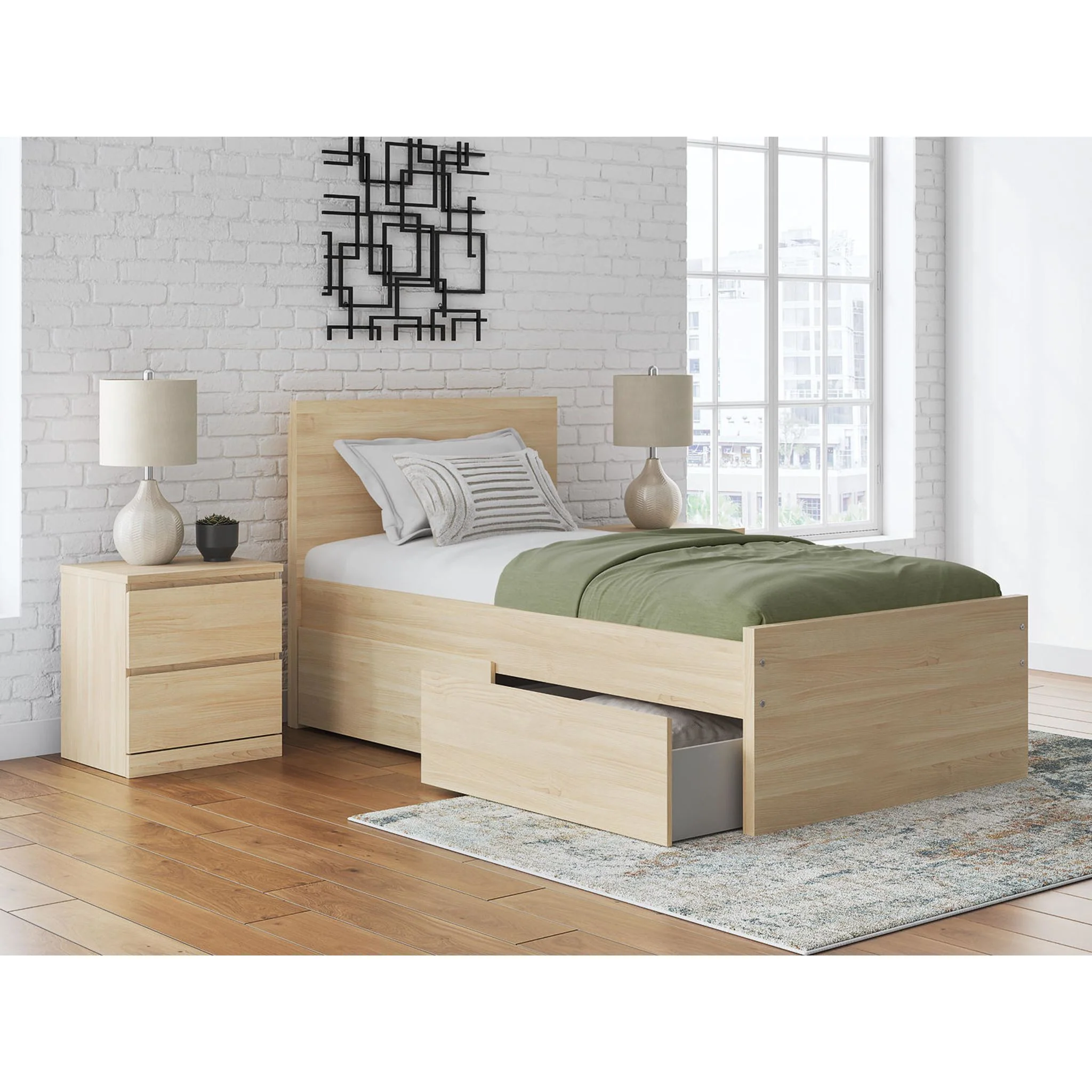 Onita Twin Storage Bed - Natural - Image 11
