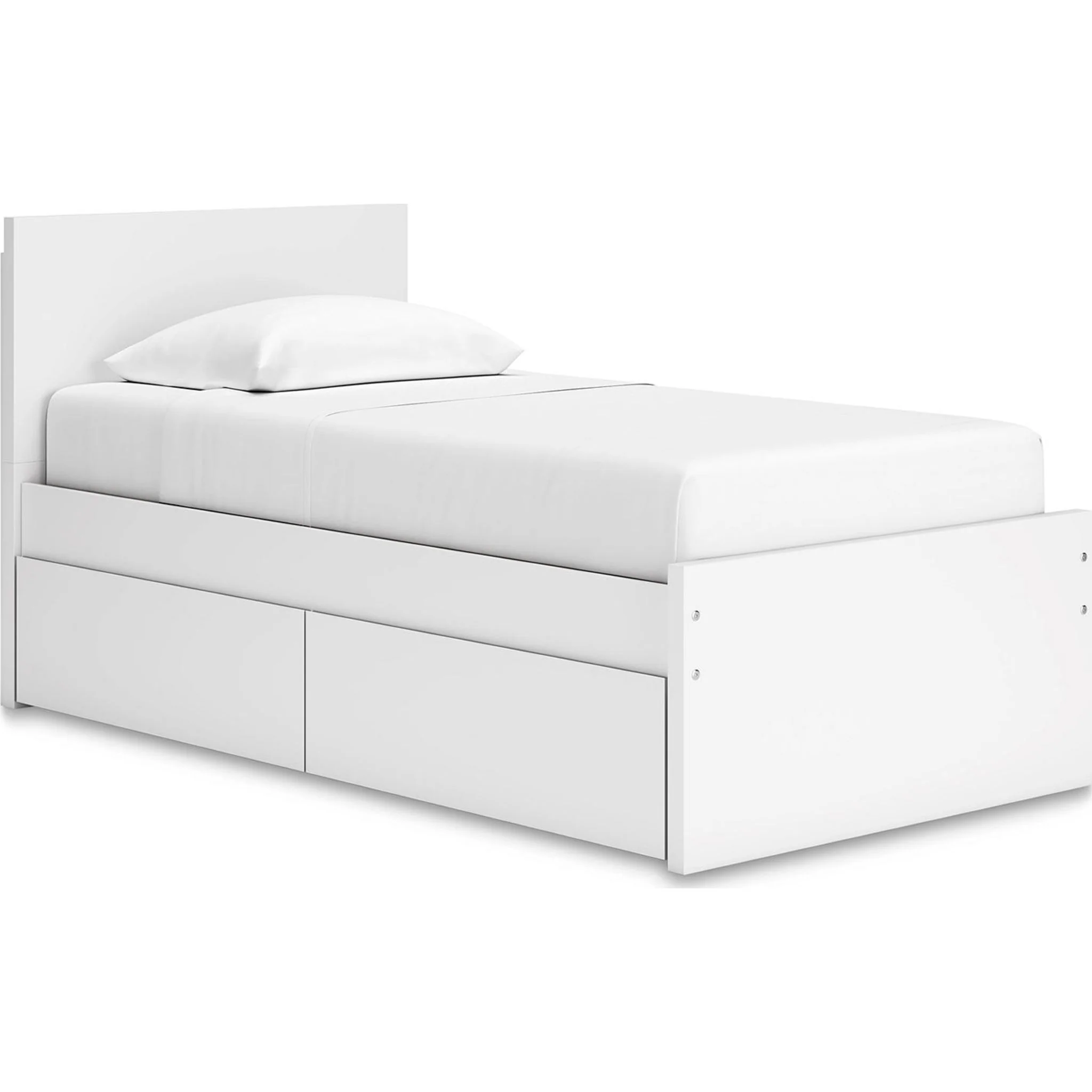 Onita Twin Storage Bed - White