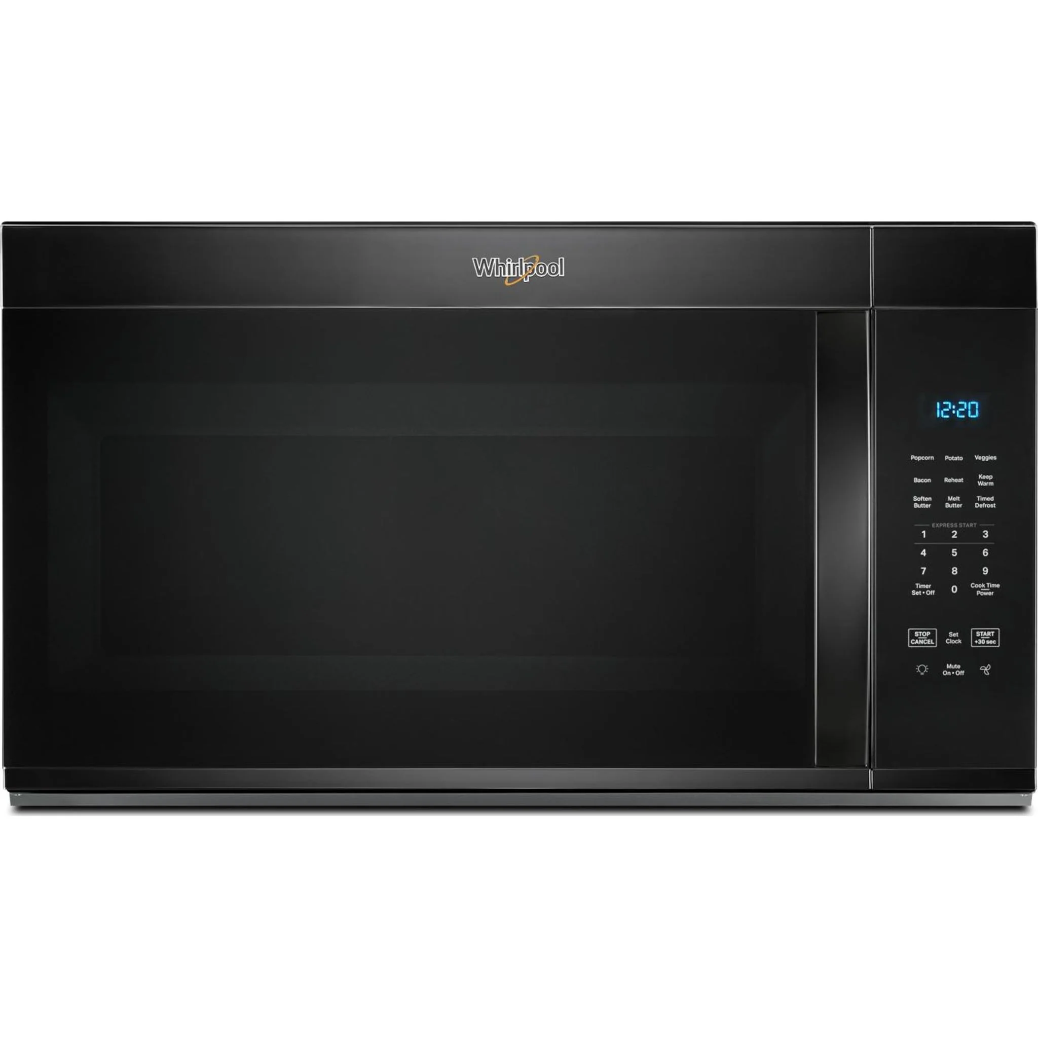 Whirlpool 30W 1.7 cu. ft Over the range Microwave with 900-Watts Cooking Power -Black (YWMMS3130RB)