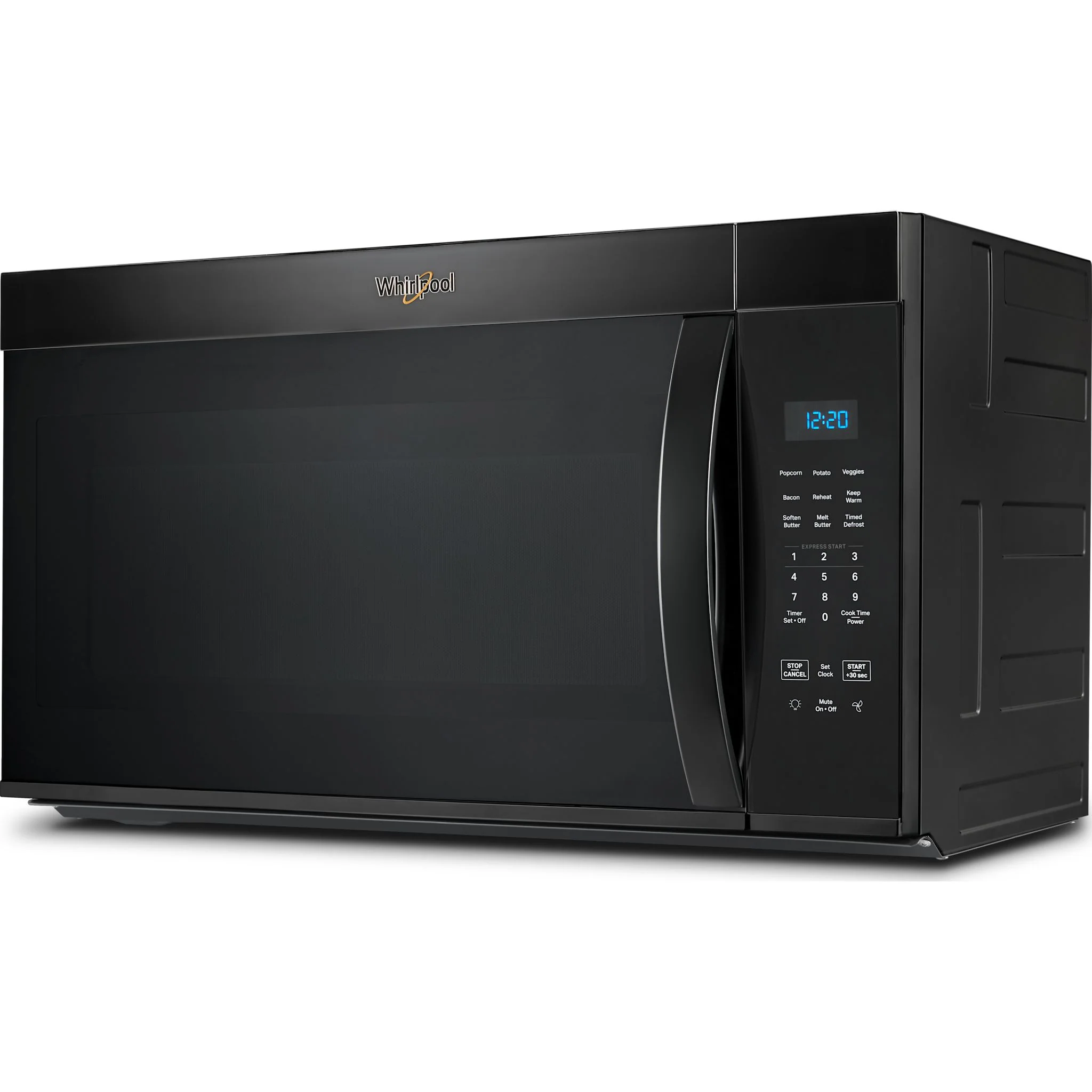 Whirlpool 30W 1.7 cu. ft Over the range Microwave with 900-Watts Cooking Power -Black (YWMMS3130RB) - Image 2