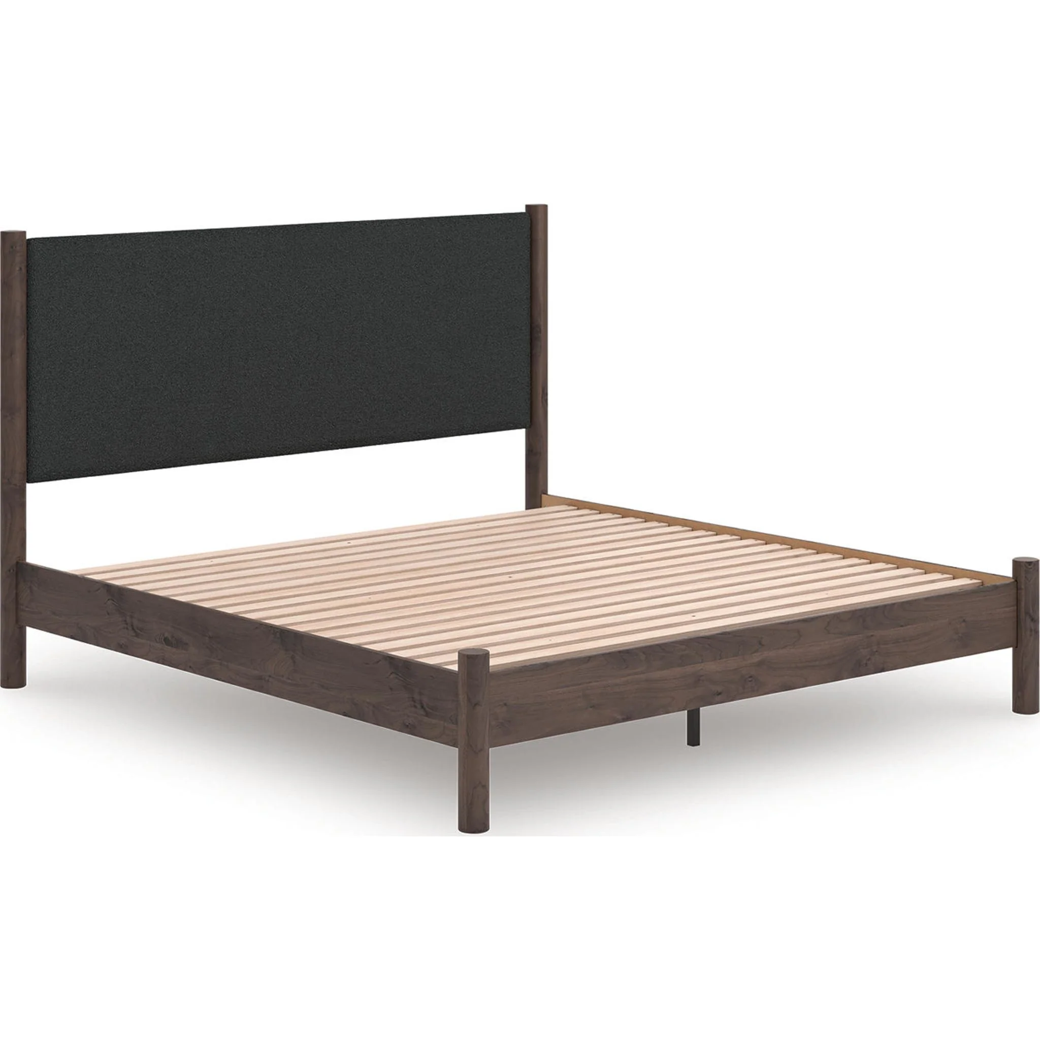 Pamytta King Platform Bed - Brown - Image 2