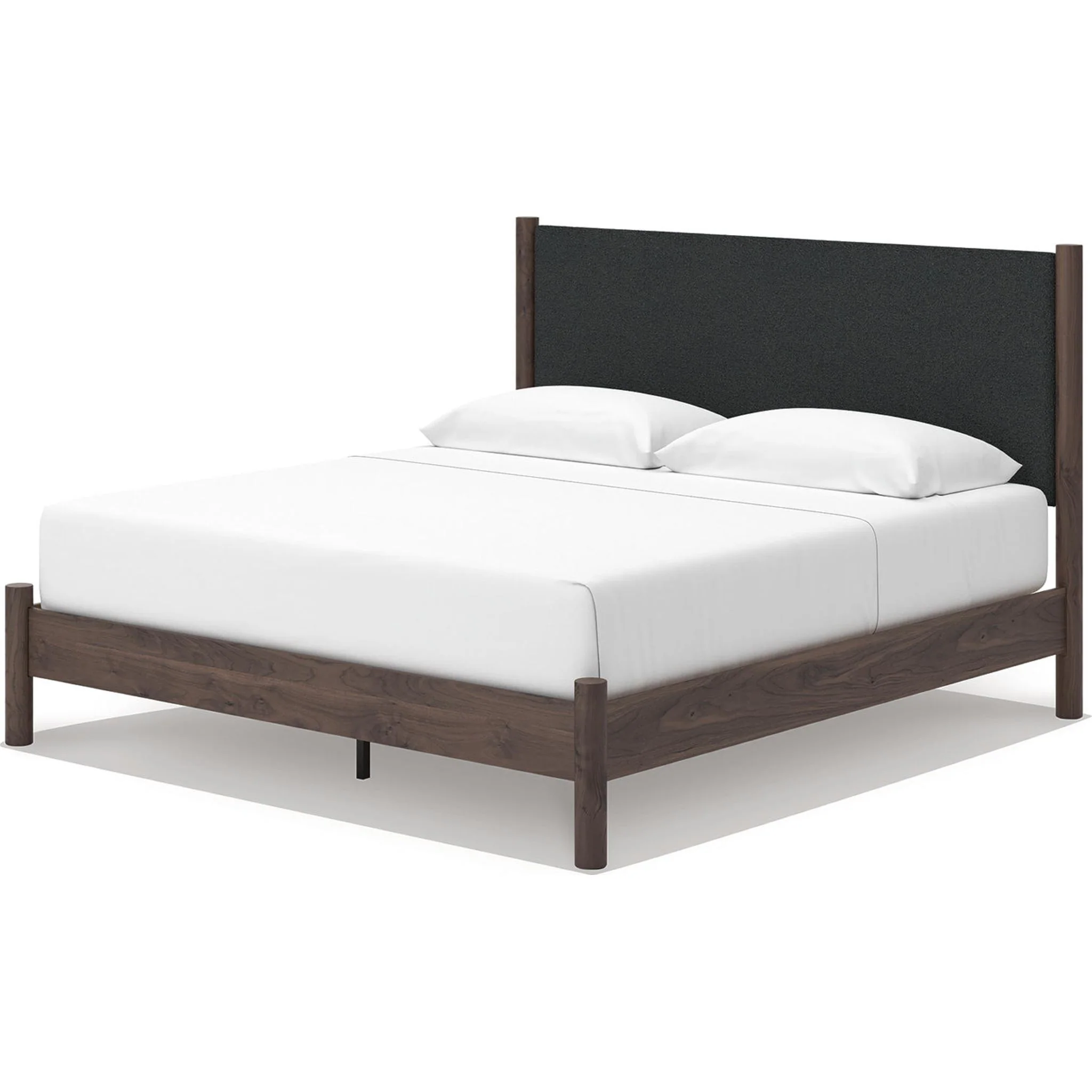 Pamytta King Platform Bed - Brown - Image 3