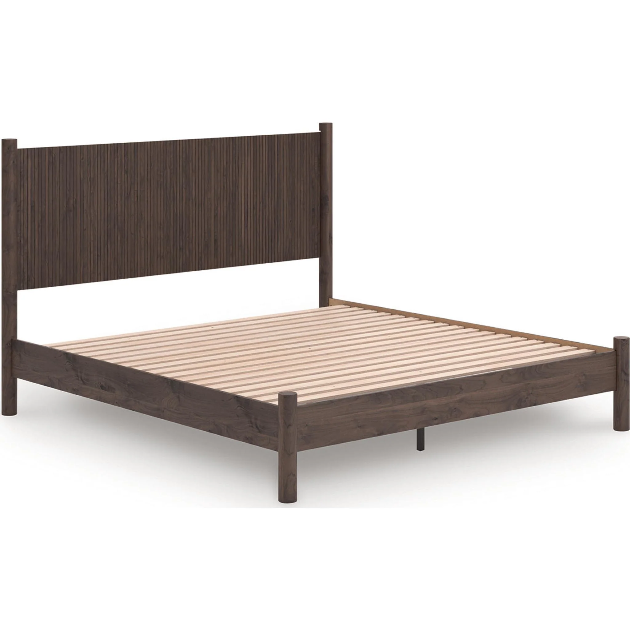 Pamytta King Platform Bed - Brown - Image 2