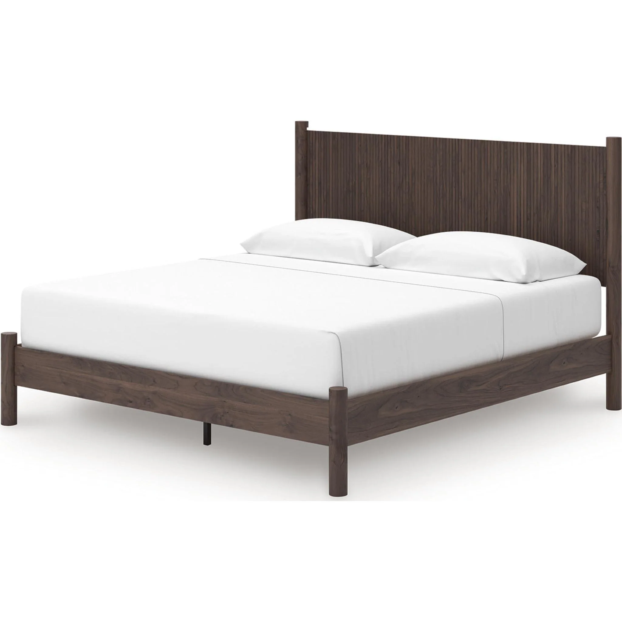 Pamytta King Platform Bed - Brown - Image 3